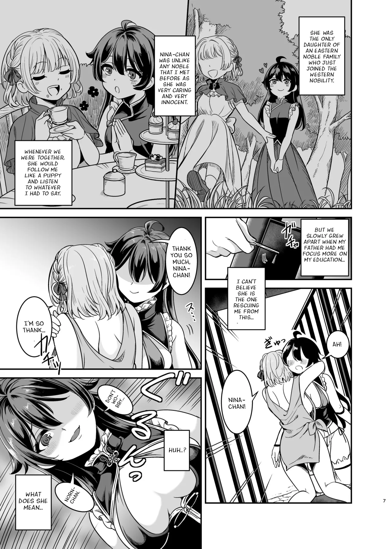 [Seika Kairaku Shoten (Takeshisu)]Yandere Ojou-sama no Seidorei Kyouiku ~Meimon Kizoku no Ojou-sama ga Kaitorareta Saki wa Osananajimi no Ie deshita~ | Yandere Mistress Sex Slave Education - Noble who Buys Childhood Friend[English] Page 6