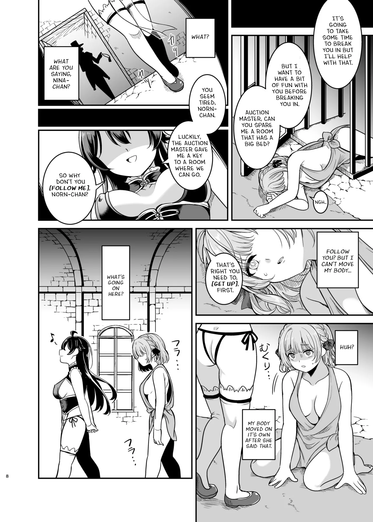 [Seika Kairaku Shoten (Takeshisu)]Yandere Ojou-sama no Seidorei Kyouiku ~Meimon Kizoku no Ojou-sama ga Kaitorareta Saki wa Osananajimi no Ie deshita~ | Yandere Mistress Sex Slave Education - Noble who Buys Childhood Friend[English] Page 7