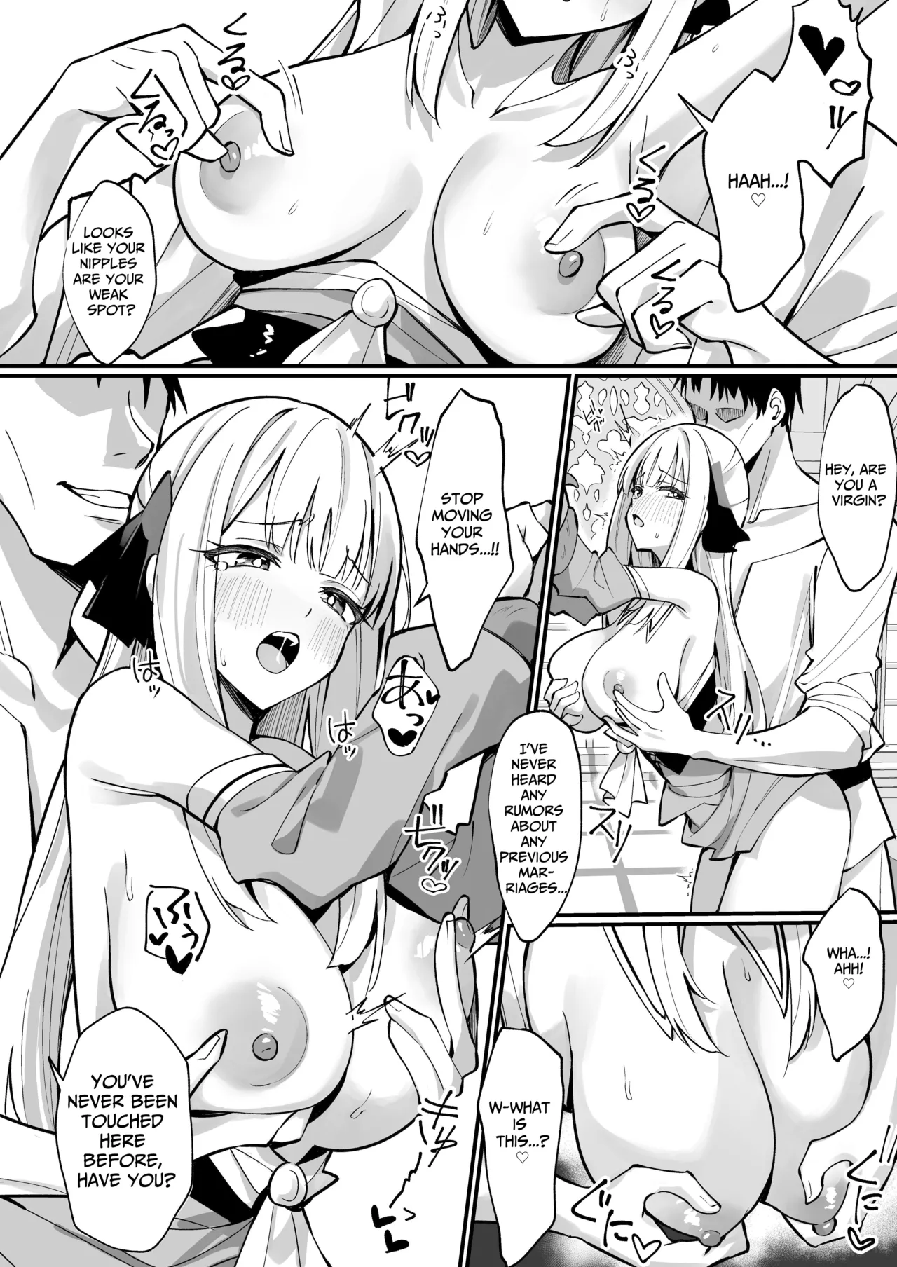 [Unahouse (Unacchi)]Ojousama Kanzen Haiboku.~Taisetsu ni Sodaterareta Kizoku Musume ga Jibun kara Shomin Ochinpo Onedari Surumade~ | TOTAL DEFEAT ~preciously raised noble family daughter begs for commoner dick~[English] [Benri] [Decensored] [Digital] Page 18
