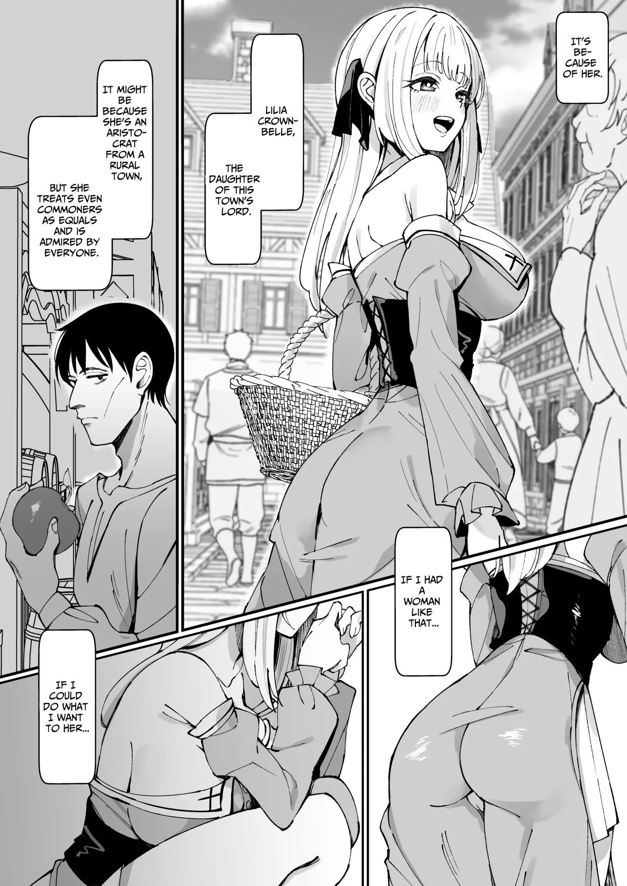 [Unahouse (Unacchi)]Ojousama Kanzen Haiboku.~Taisetsu ni Sodaterareta Kizoku Musume ga Jibun kara Shomin Ochinpo Onedari Surumade~ | TOTAL DEFEAT ~preciously raised noble family daughter begs for commoner dick~[English] [Benri] [Decensored] [Digital] Page 4