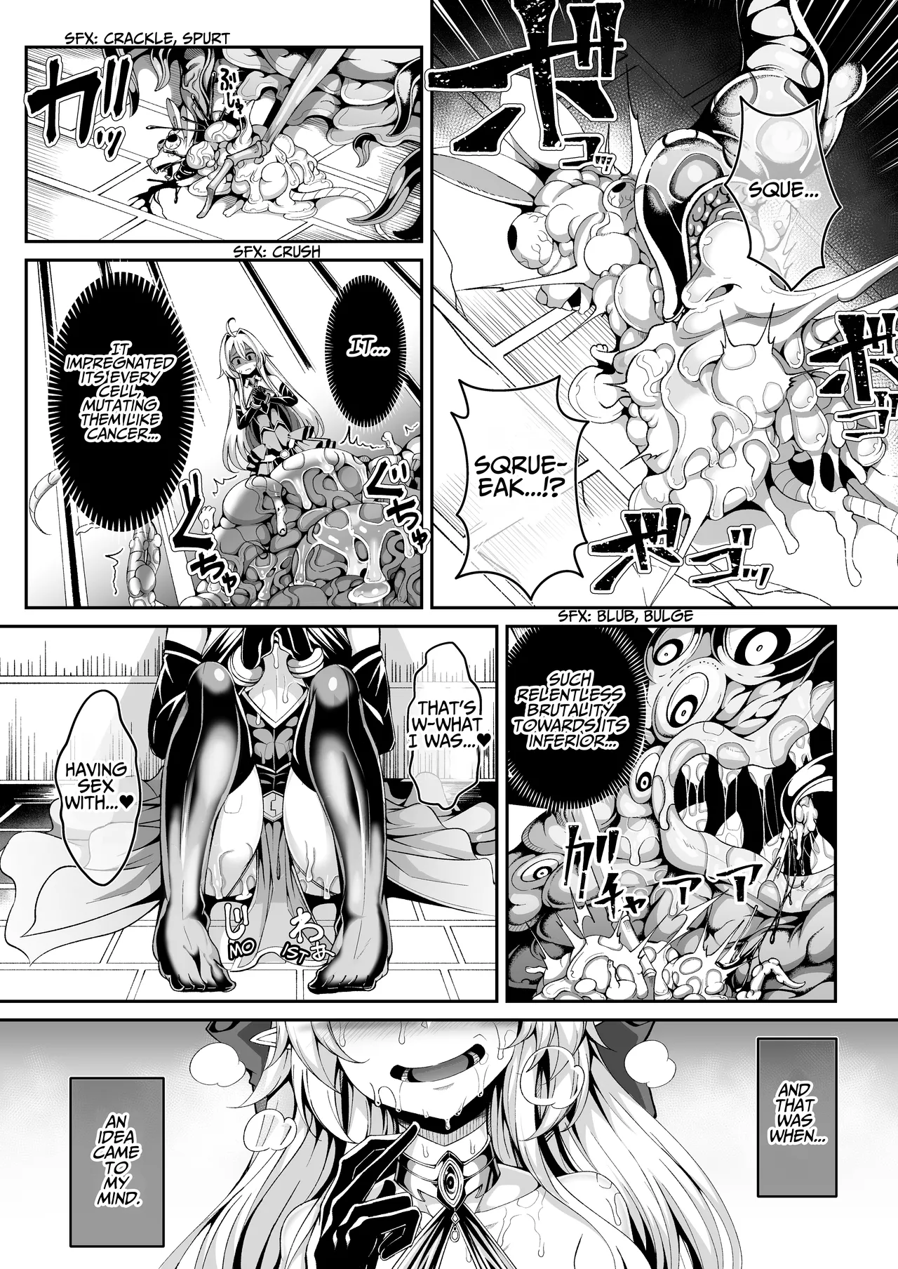 [I'm moralist (Yanagihara Mitsuki, InuSamrai, Hujinon)]Seirei Rougoku Llyeg ~Kikei Mamono to no Jii Koubi ni Tomonau Hametsu Ganbou~ | Llyeg in the Prison of Seminal Servitude ~Death Wish of Abominable and Masturbatory Sex~[English] [grimalkin] Page 11