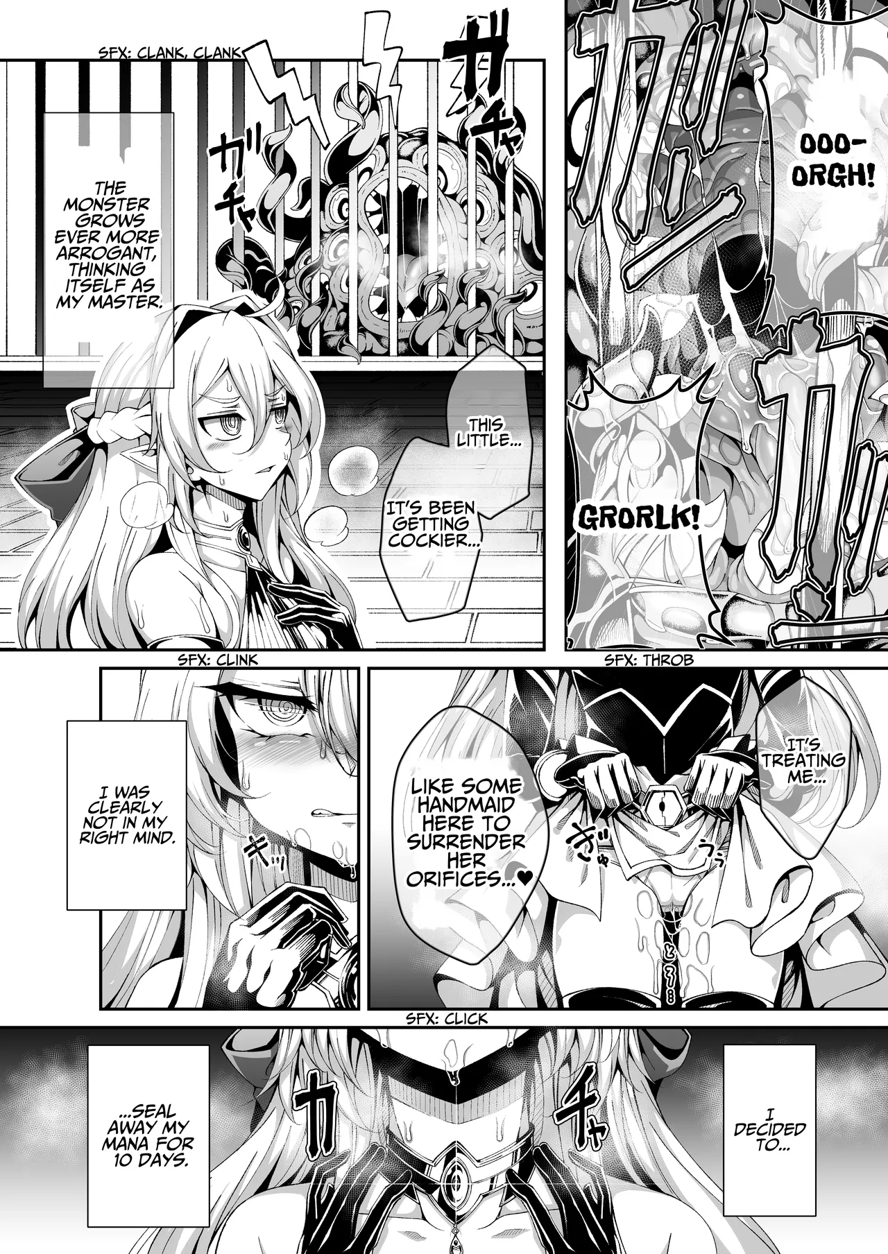 [I'm moralist (Yanagihara Mitsuki, InuSamrai, Hujinon)]Seirei Rougoku Llyeg ~Kikei Mamono to no Jii Koubi ni Tomonau Hametsu Ganbou~ | Llyeg in the Prison of Seminal Servitude ~Death Wish of Abominable and Masturbatory Sex~[English] [grimalkin] Page 14