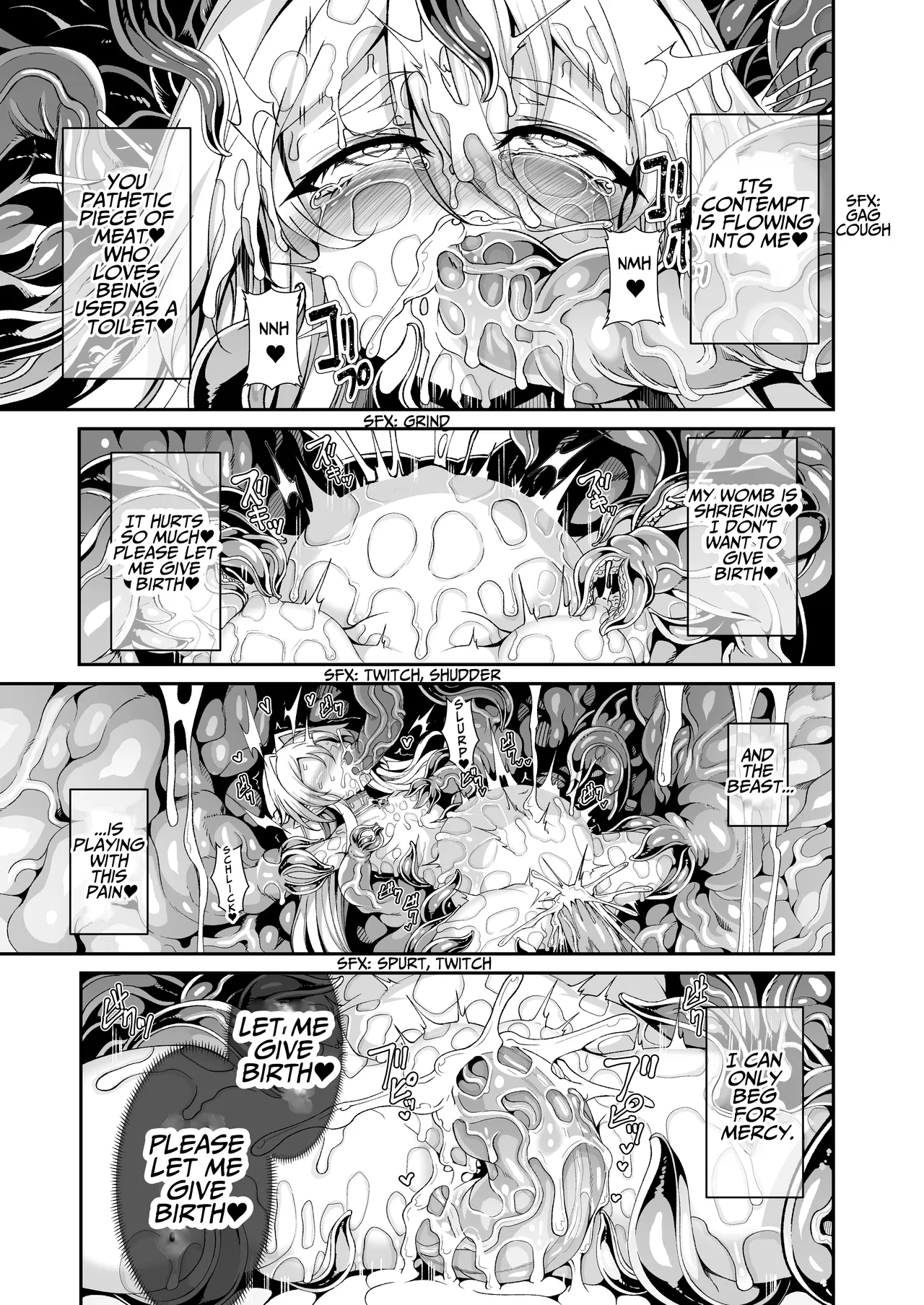 [I'm moralist (Yanagihara Mitsuki, InuSamrai, Hujinon)]Seirei Rougoku Llyeg ~Kikei Mamono to no Jii Koubi ni Tomonau Hametsu Ganbou~ | Llyeg in the Prison of Seminal Servitude ~Death Wish of Abominable and Masturbatory Sex~[English] [grimalkin] Page 28