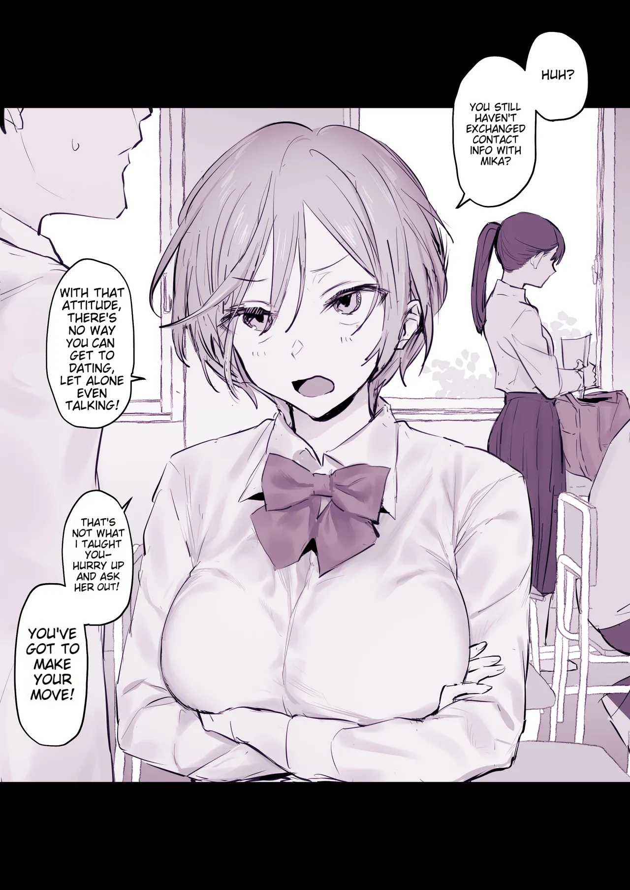 [Poriuretan]Soudan ni Nottetara Souiu Kankei ni Natte Shimatta Ko | A Girl Who Ended Up in That Kind of Relationship While She Was Giving Me Advice[English] Page 1
