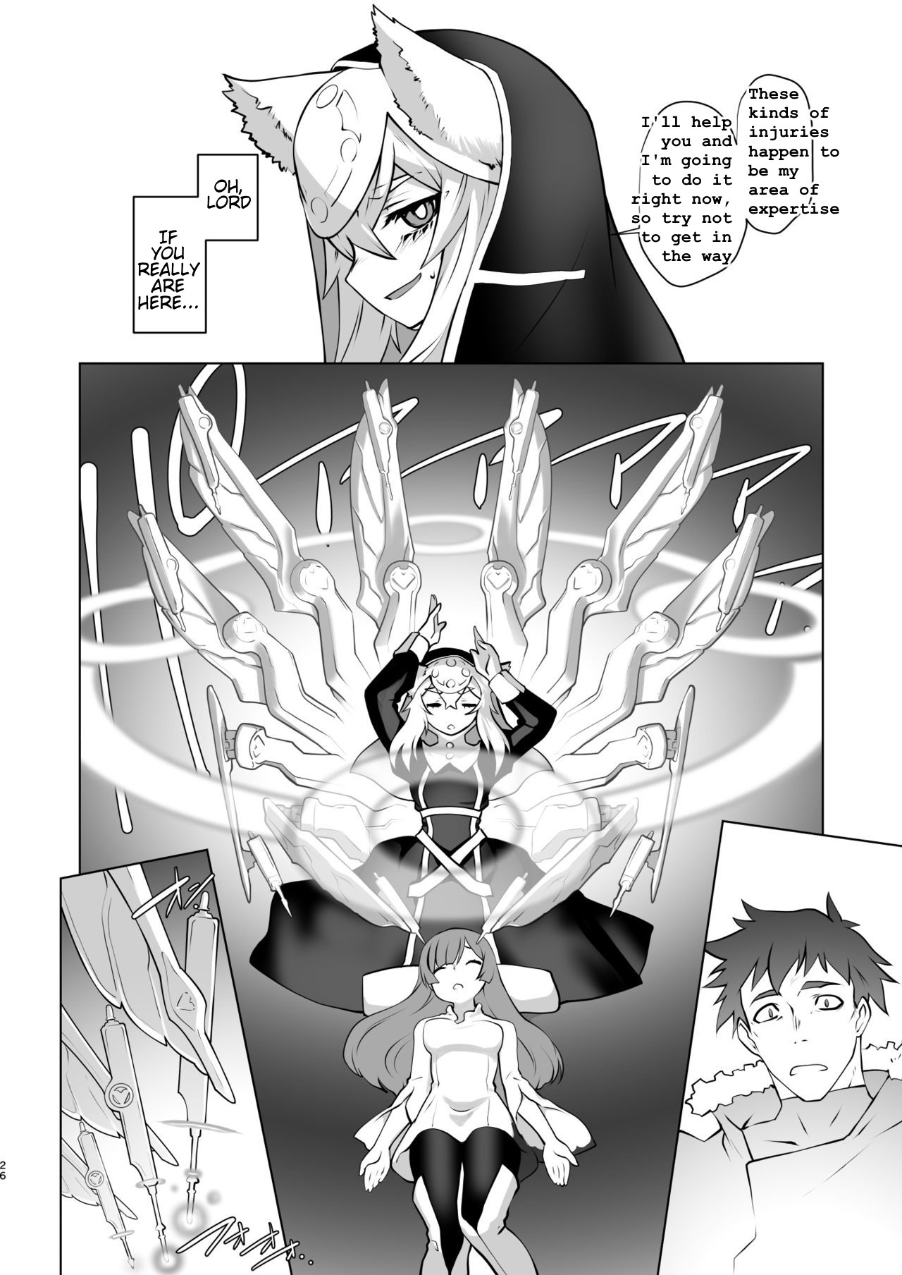 [Ruu Kikaku (Ruuen Rouga)]Ki ga Tsuitara Isekai de Seishokusha Yattemashita. Douyara Tenshoku mitai desu. | Before I knew it, I was working as a sex worker in another world. It seems like it's my calling[English] [Digital] Page 26