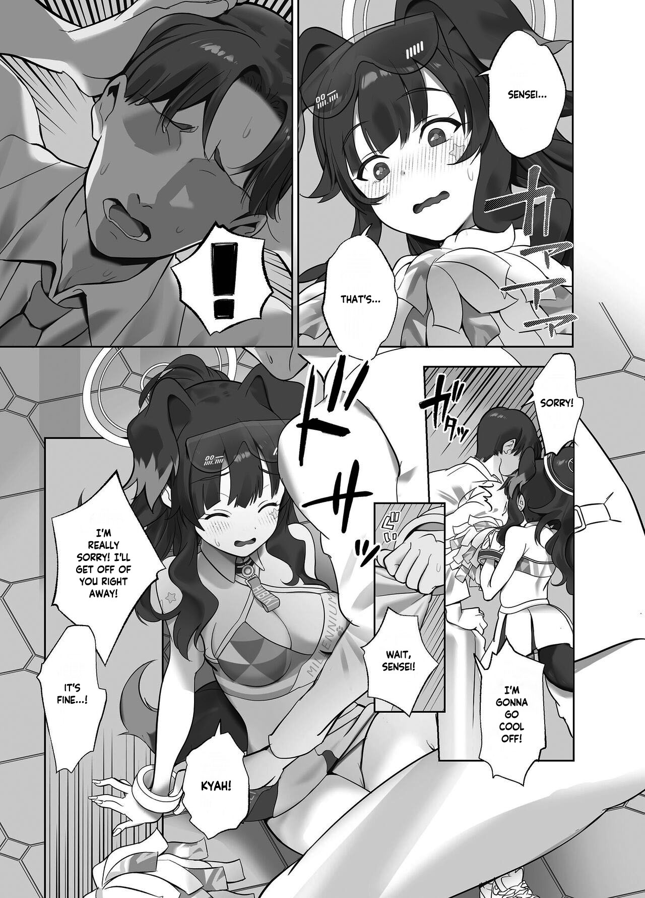 [Nukunukujima (Caffeine Chuudoku)]Ike Ike Sensei Ganbare Ganbare Sensei | Go, Sensei, Go! Do Your Best, Sensei!(Blue Archive) [English] [Douzo Lad Translations] [Digital] Page 4