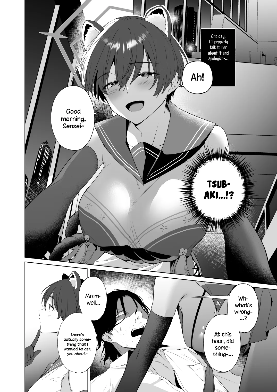 [Home Not Found (snhr, Fudisen)]Hontoni Watashi ga Neteru to Omotta? | Did You Really Think I Was Asleep?(Blue Archive) [English] {Doujins.com} [Digital] Page 6