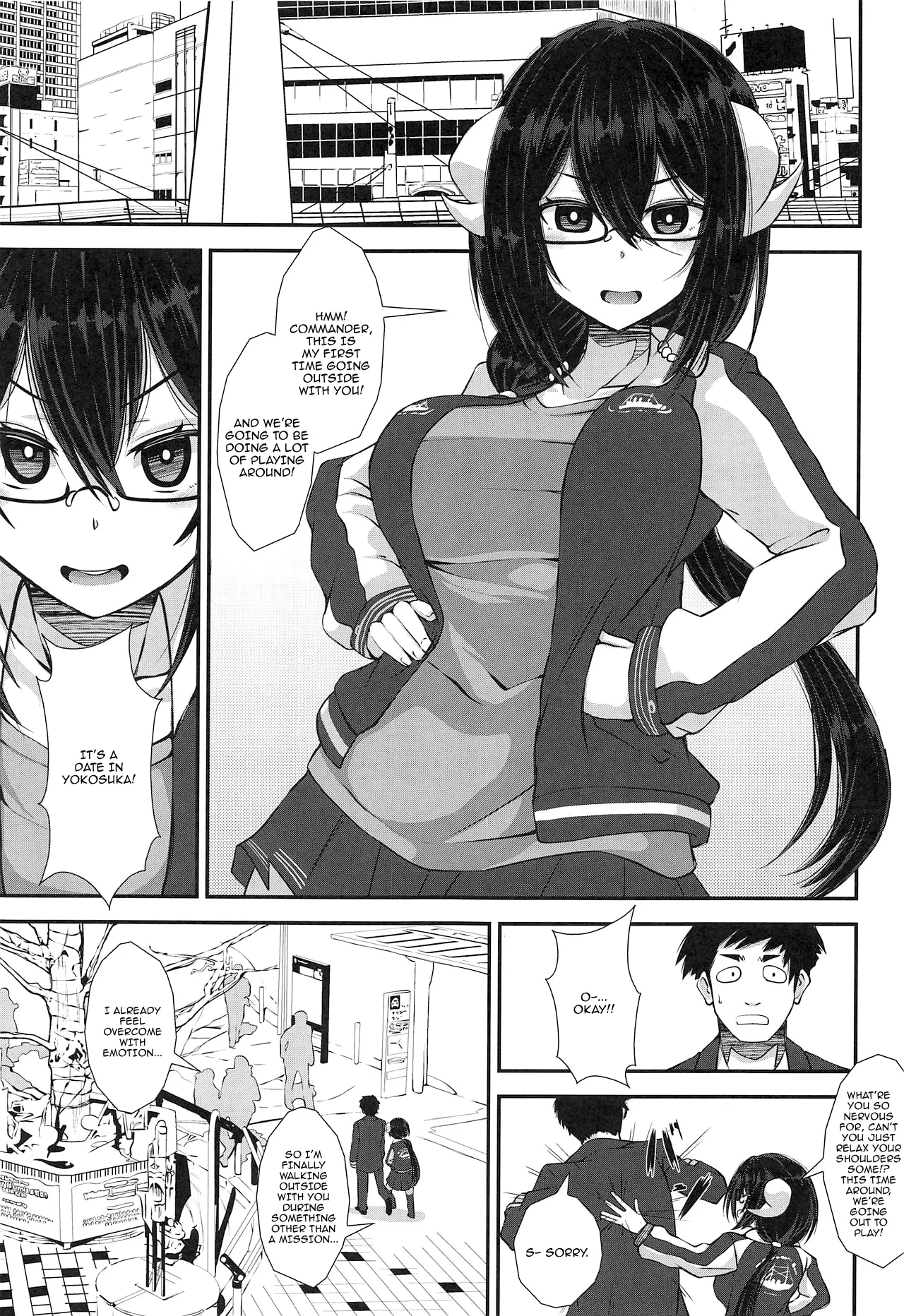 (COMIC1☆15) [Imagawatei (Imagawa Akira)]Mikasa to Yokosuka Daimankitsu! | Thoroughly Enjoying Mikasa and Yokosuka(Azur Lane) [English] {Doujins.com} Page 2