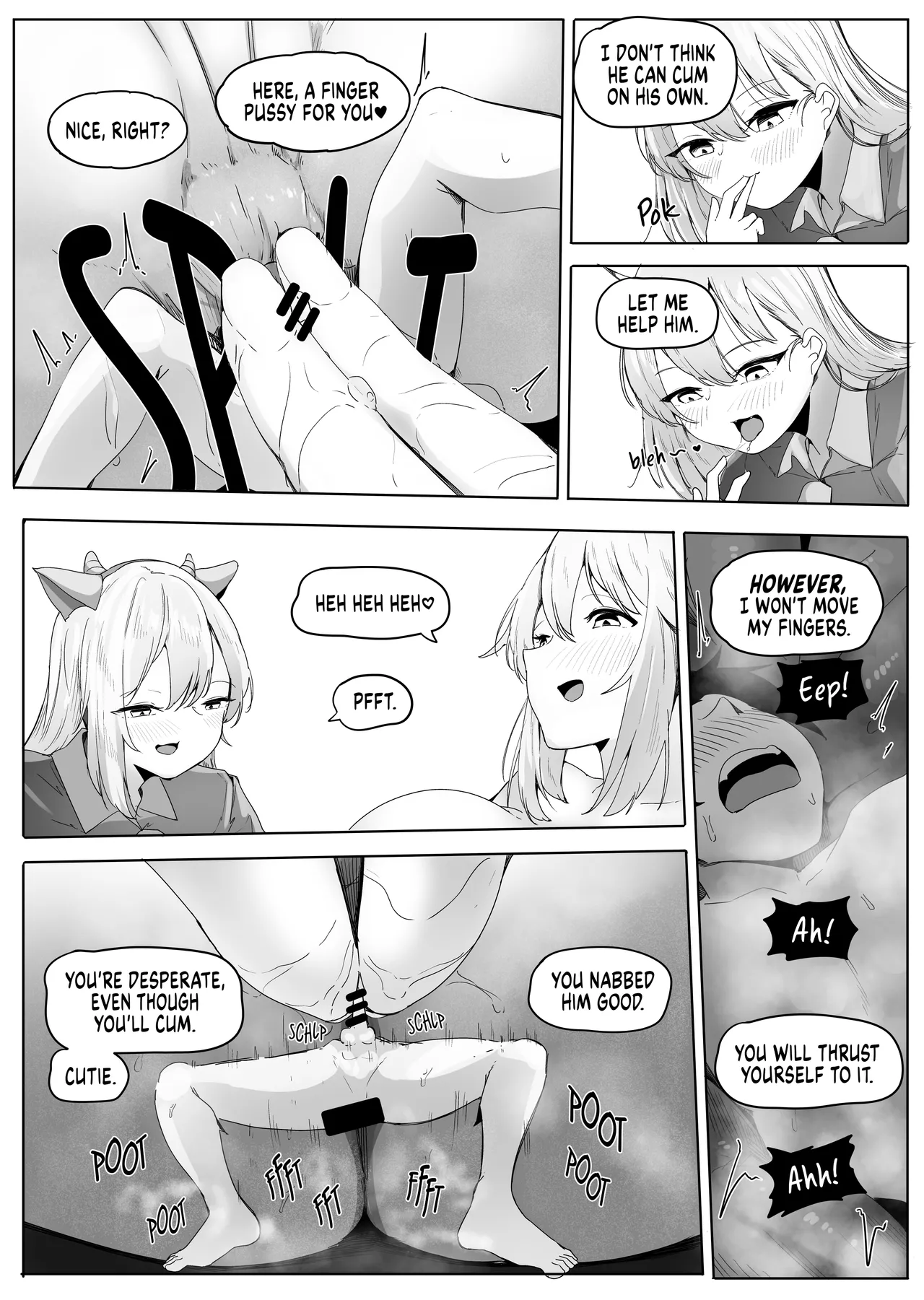 [Marushamo]Omise no Ko ga Minna Ookikute Ai ga Omoi | All the girls in the store are big and yandere[English] Page 48