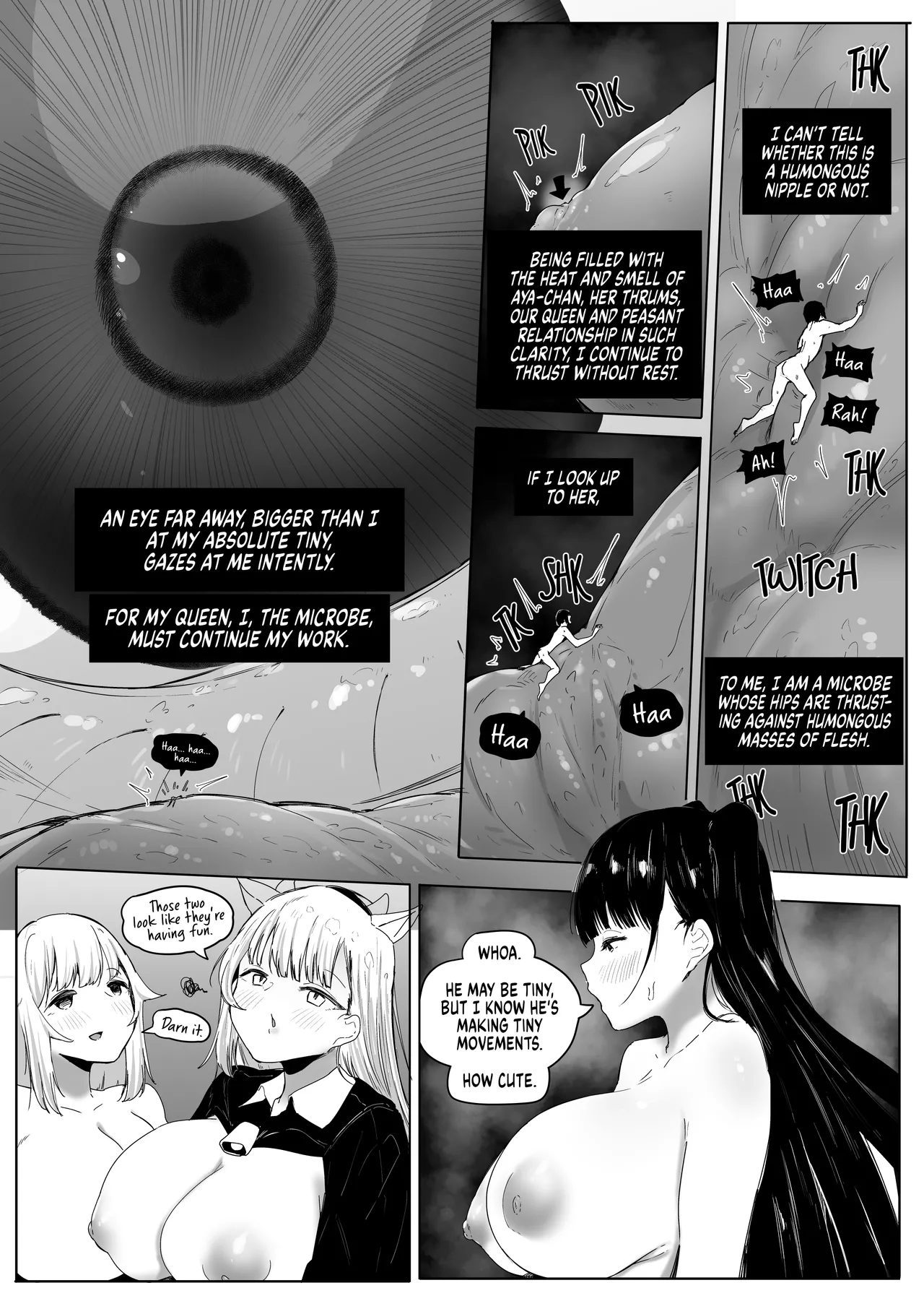[Marushamo]Omise no Ko ga Minna Ookikute Ai ga Omoi | All the girls in the store are big and yandere[English] Page 59