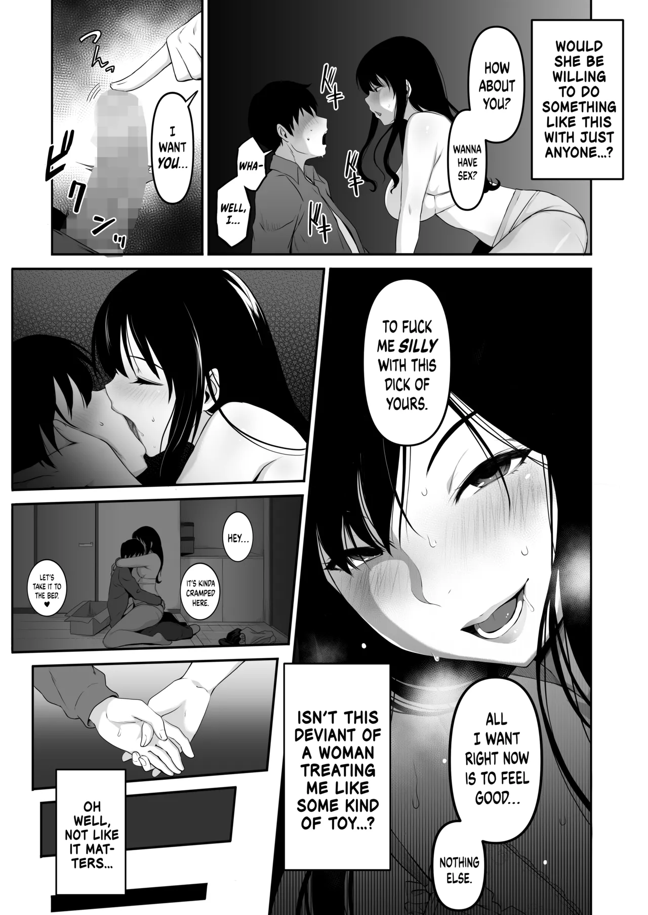[Amai Wakusei]Takuhai-kun ga Yarareta! ~Hatsujou Onee-san ga Neratteita Otodokemono wa Oredeshita~ | Bagged a Delivery Boy! ~The Package the Horny Lady Was Expecting Was the One in My Pants~[English] [head empty + BoundaryTL] Page 16