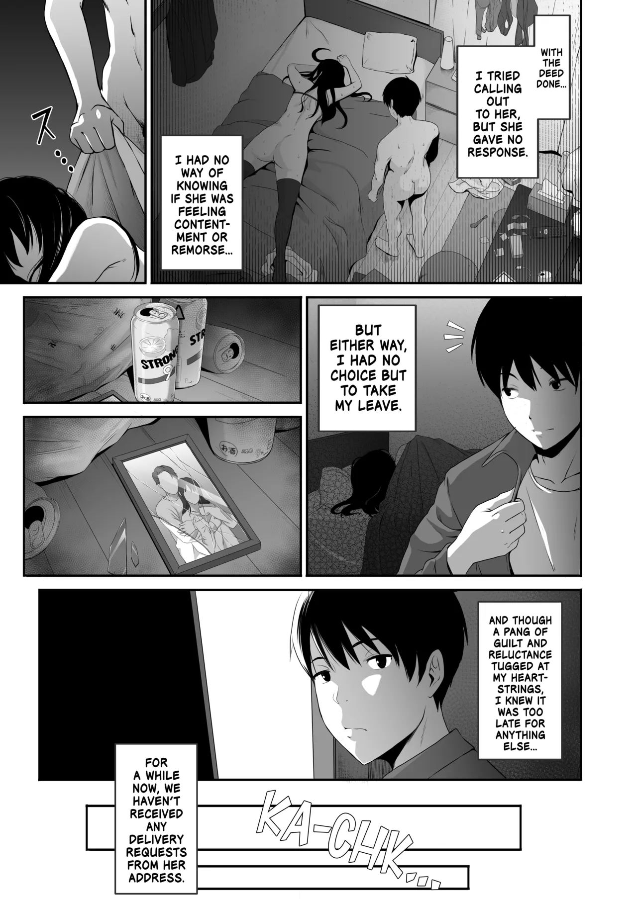 [Amai Wakusei]Takuhai-kun ga Yarareta! ~Hatsujou Onee-san ga Neratteita Otodokemono wa Oredeshita~ | Bagged a Delivery Boy! ~The Package the Horny Lady Was Expecting Was the One in My Pants~[English] [head empty + BoundaryTL] Page 26