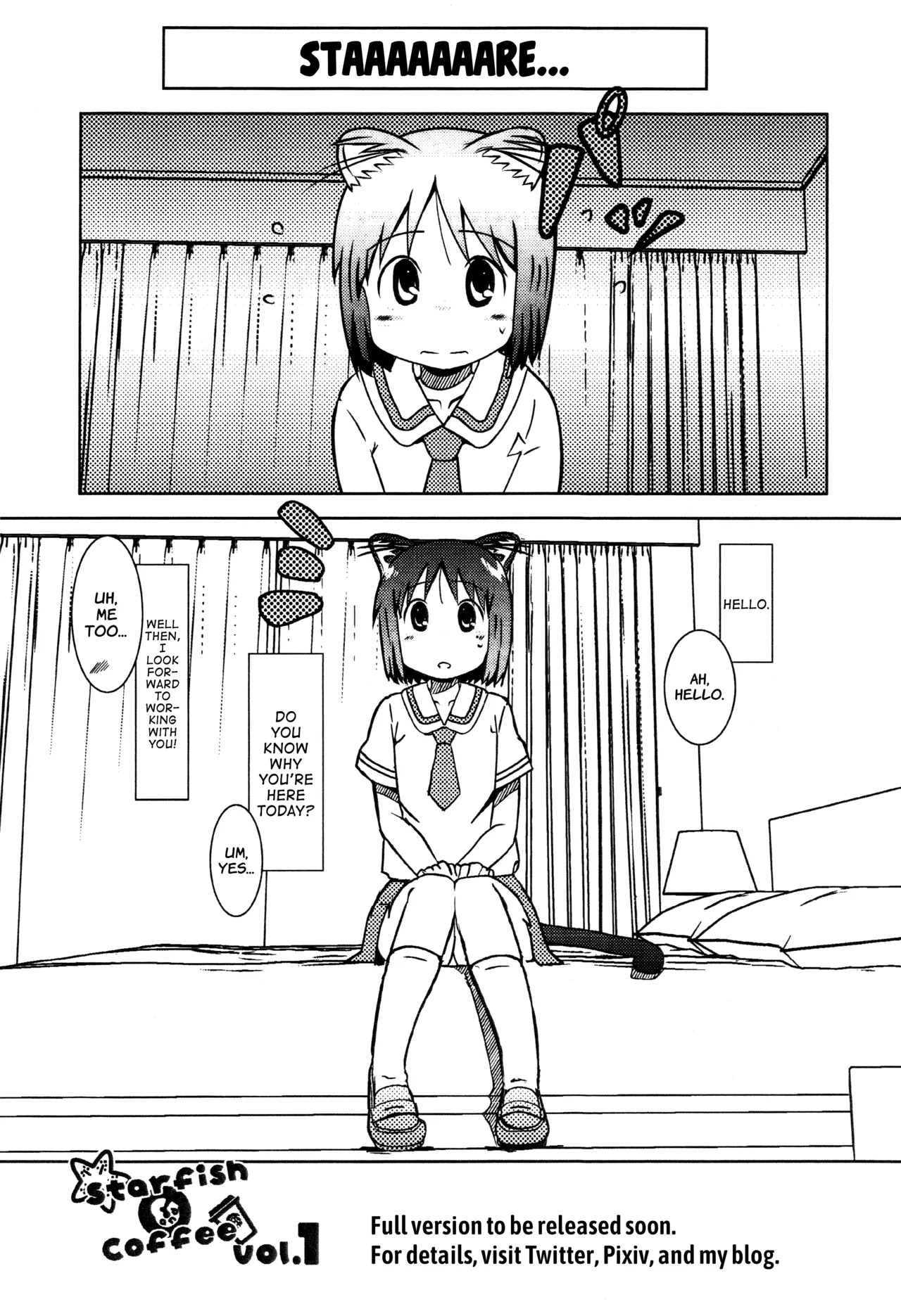 (C86) [Salt Peanuts (Niea)]Starfish and Coffee Vol. 0 (Nichijou) [English] =TLL + Fucked Silly= Page 2