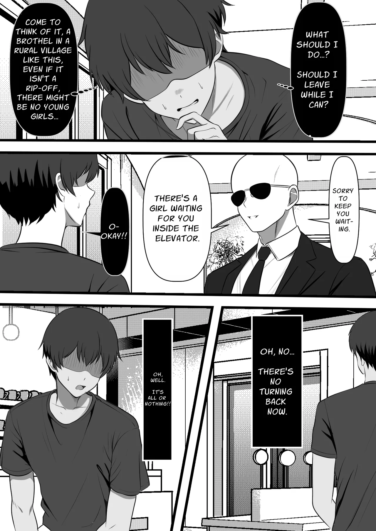 [Furitendou]Mura ni Ikken-dake no Fuuzokuden ni Ittara Osananajimi no Hahaoyashika Inakatta no Daga | When I Went To The One And Only Brothel In Town, My Friend's Mother Was The Only Prostitute There[English] [Solid Rose] Page 11