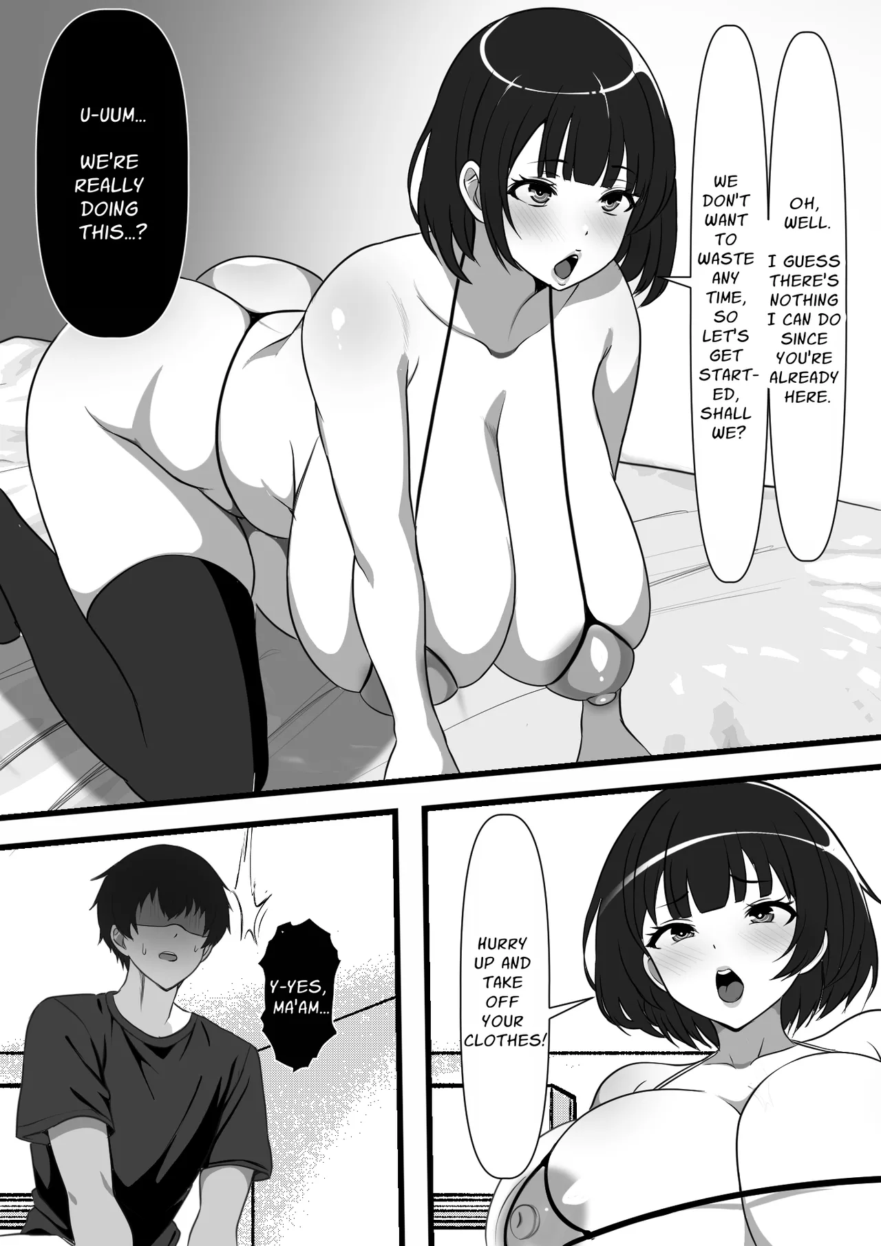 [Furitendou]Mura ni Ikken-dake no Fuuzokuden ni Ittara Osananajimi no Hahaoyashika Inakatta no Daga | When I Went To The One And Only Brothel In Town, My Friend's Mother Was The Only Prostitute There[English] [Solid Rose] Page 15