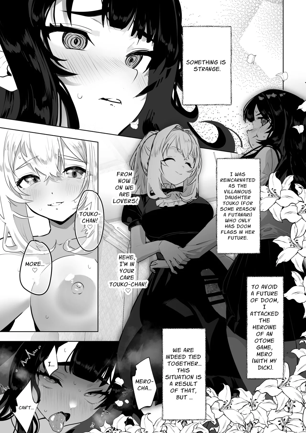 [Raise wa Futanari Bishoujo (orion)]Futanari Akuyaku Reijou ni Tensei shita no de Otomege no Heroine o Kouryaku Shimasu 2 | I've Been Reincarnated As A Futanari Villainess, So I'm Conquering The Heroine Of The Otome Game 2[English] [Pyruz Translation] [Digital] Page 2