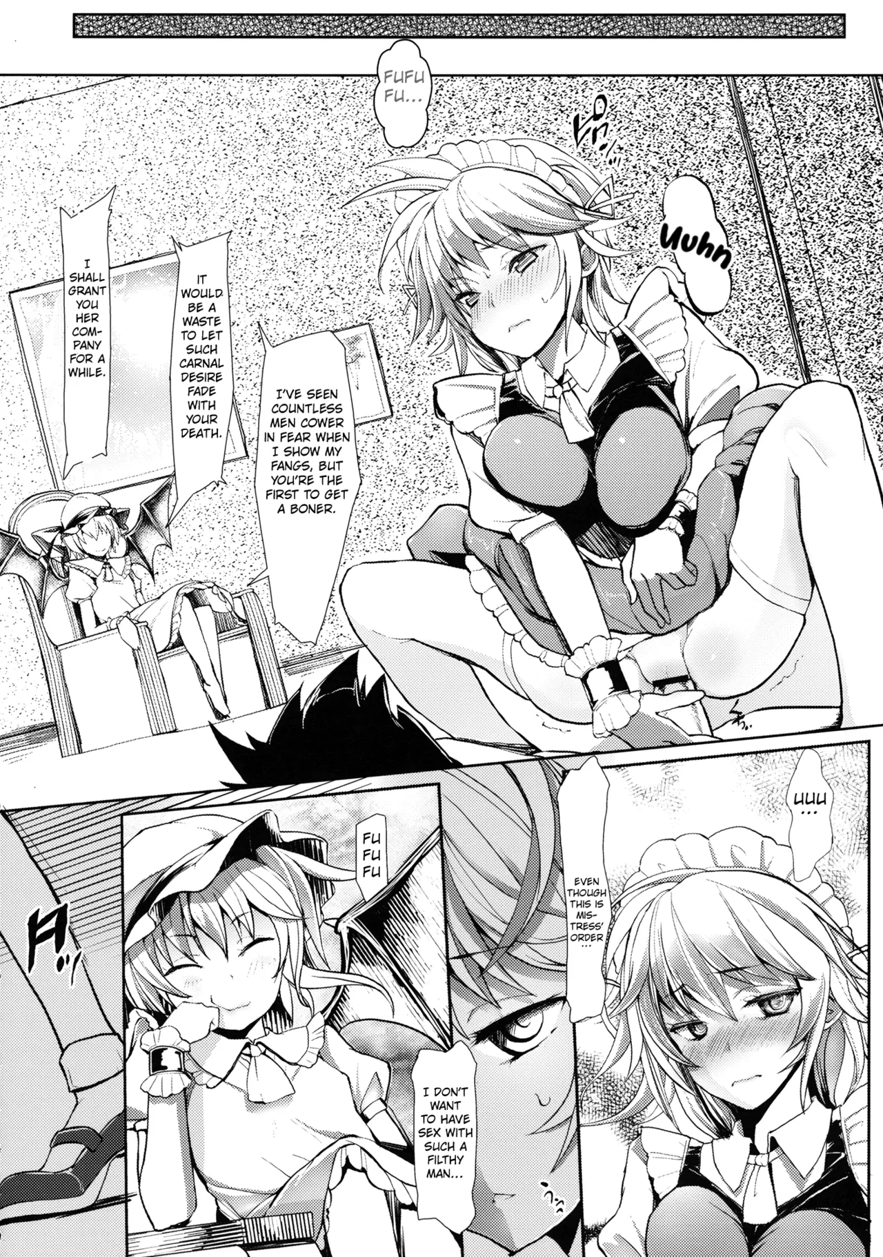 (Reitaisai 10) [Senkou Campanella (Haruhina Murasaki)]Gensoukyou Kouryaku Sakusen - Sakuya, Remilia, Flandre[English] [Kuraudo] Page 8