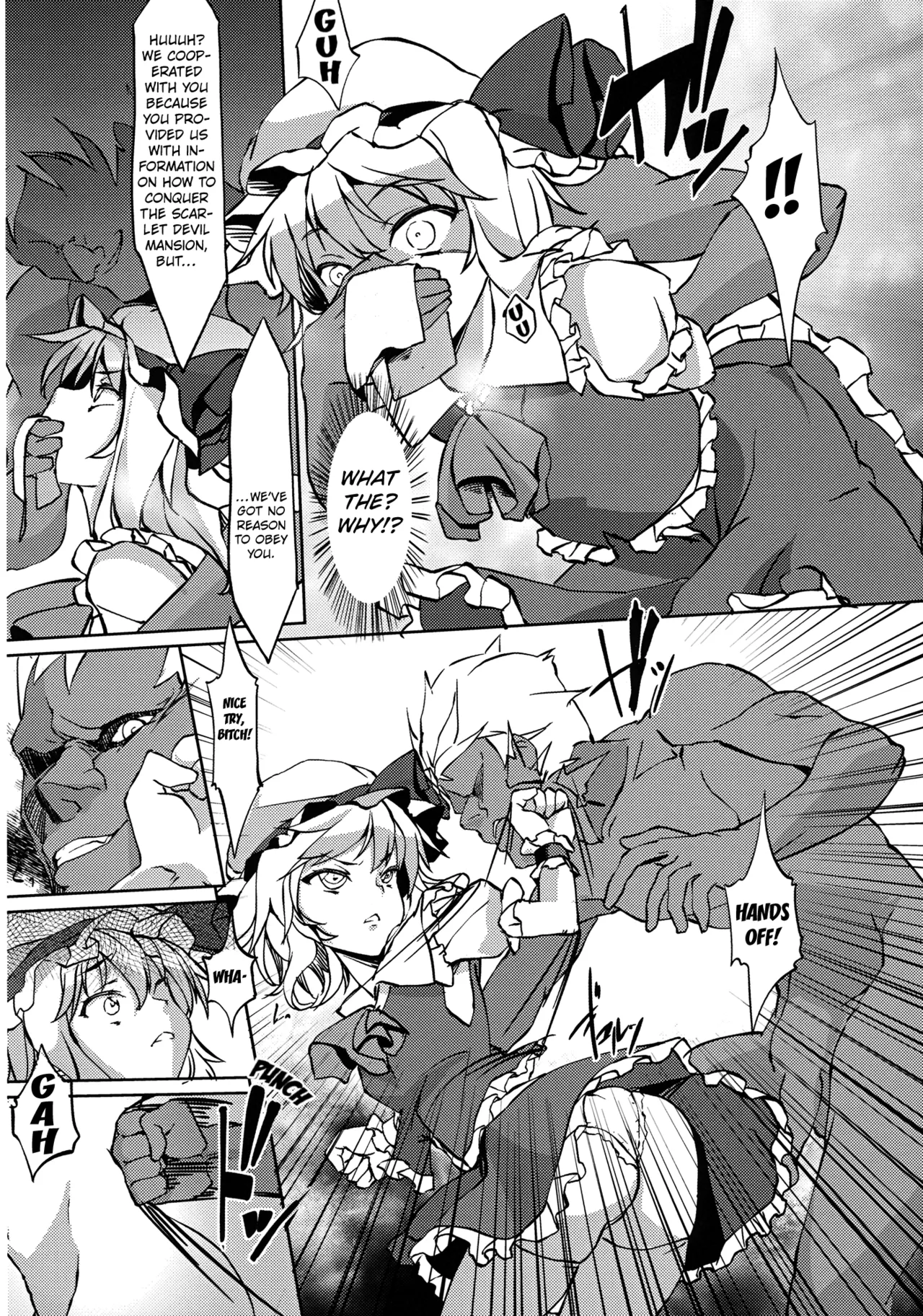 (Reitaisai 9) [Senkou Campanella (Haruhina Murasaki)]Koumakan Kouryaku Sakusen Nanokakan - Kanketsuhen(Touhou Project) [English] [Kuraudo] Page 9
