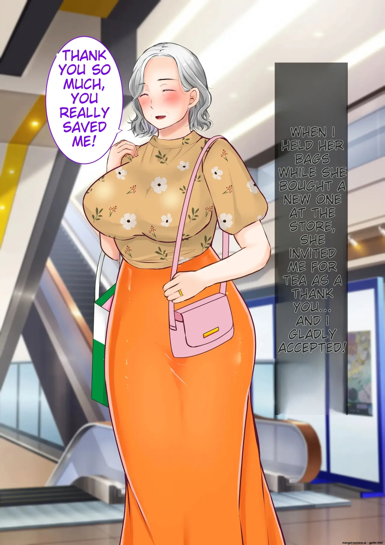 [Popotto Denki Ichigouten]The story of how I picked up a plump and sexy old woman and made her my wife | Nanpa shita Geki Muchimuchi Body Babaa o Yome ni Shita Hanashi Page 3