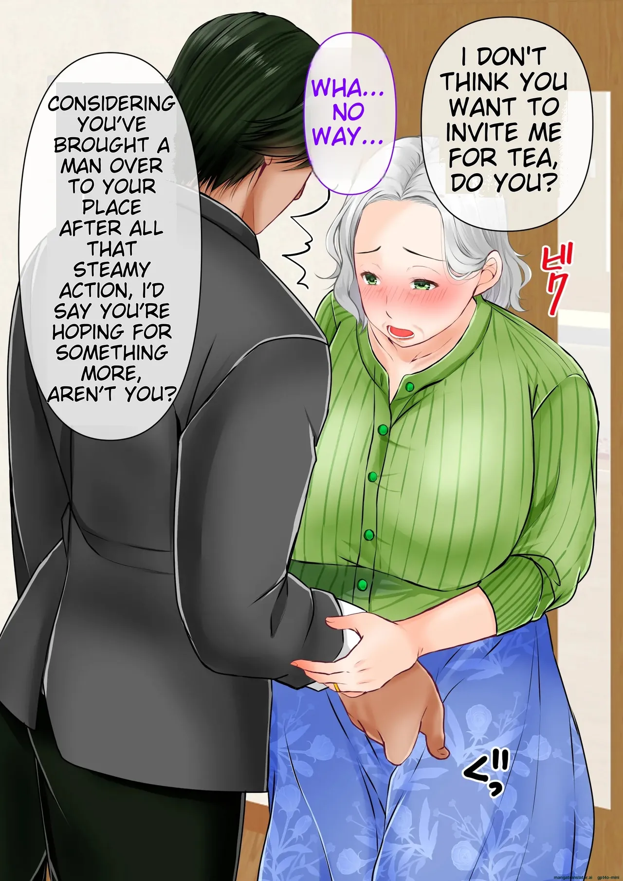 [Popotto Denki Ichigouten]The story of how I picked up a plump and sexy old woman and made her my wife | Nanpa shita Geki Muchimuchi Body Babaa o Yome ni Shita Hanashi Page 53