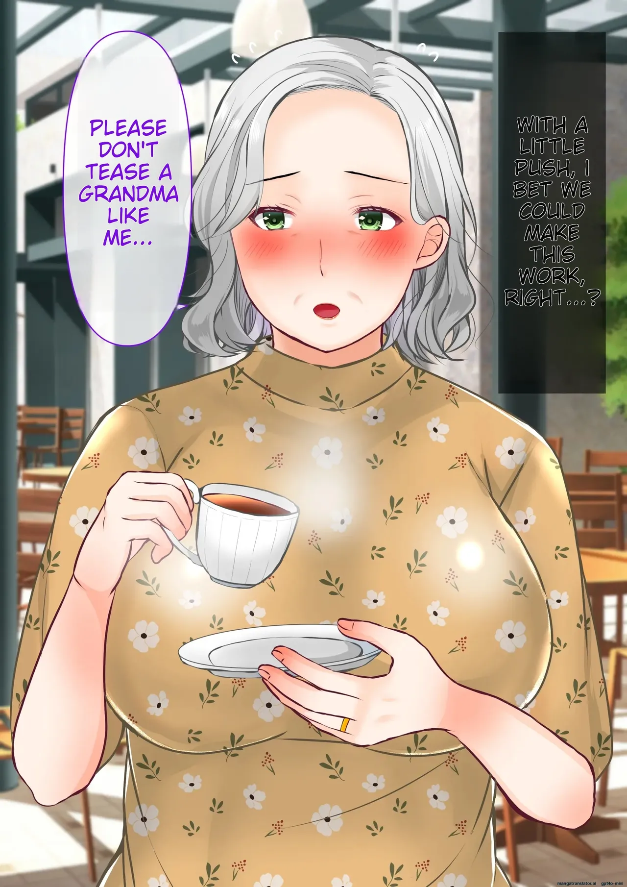 [Popotto Denki Ichigouten]The story of how I picked up a plump and sexy old woman and made her my wife | Nanpa shita Geki Muchimuchi Body Babaa o Yome ni Shita Hanashi Page 8