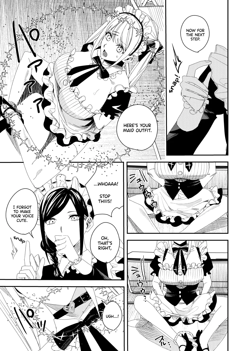 [Amuai Okashi Seisakusho (Betty)]Sekuhara Kyaku wa Maid ni shite Gohoushi Saseyo | Harasser Turned Maid Is Made to Service[English] Page 10