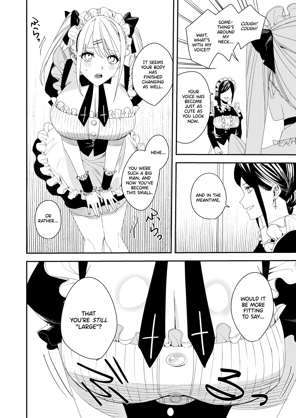 [Amuai Okashi Seisakusho (Betty)]Sekuhara Kyaku wa Maid ni shite Gohoushi Saseyo | Harasser Turned Maid Is Made to Service[English] Page 11