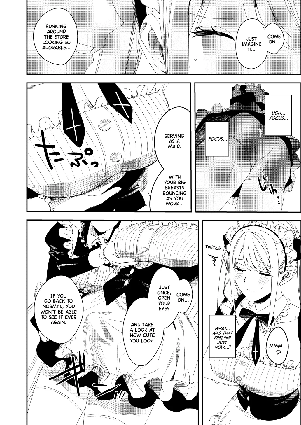 [Amuai Okashi Seisakusho (Betty)]Sekuhara Kyaku wa Maid ni shite Gohoushi Saseyo | Harasser Turned Maid Is Made to Service[English] Page 13