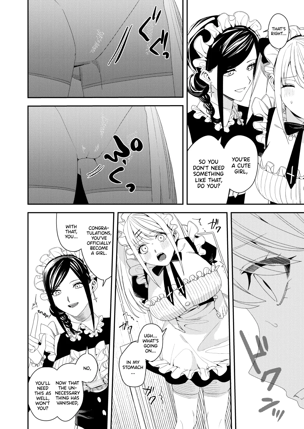 [Amuai Okashi Seisakusho (Betty)]Sekuhara Kyaku wa Maid ni shite Gohoushi Saseyo | Harasser Turned Maid Is Made to Service[English] Page 15