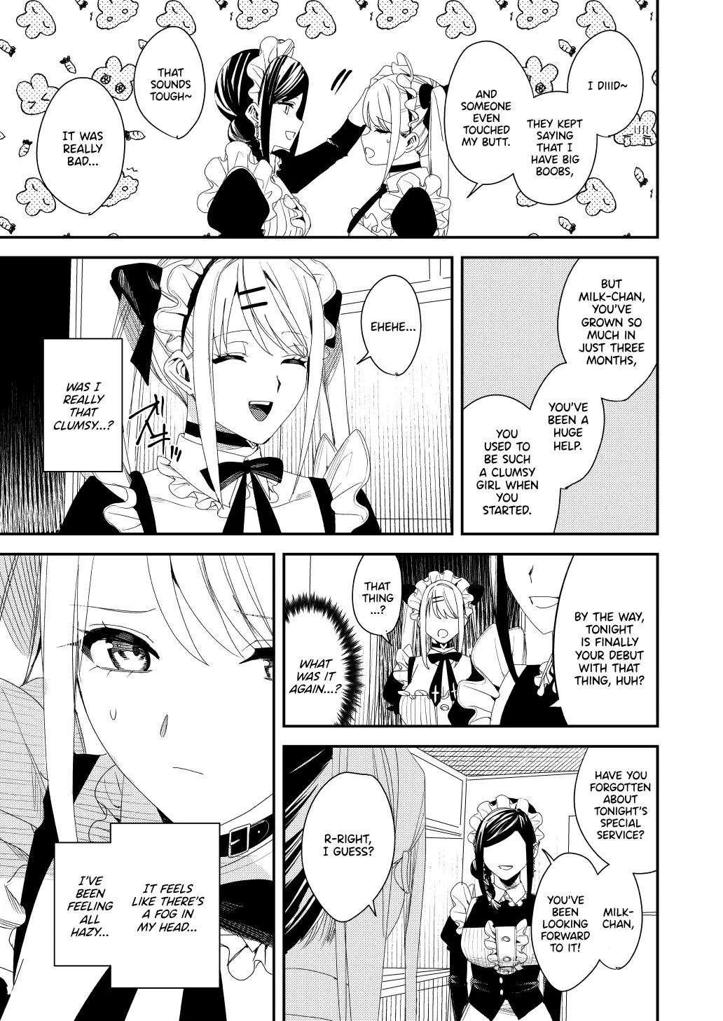 [Amuai Okashi Seisakusho (Betty)]Sekuhara Kyaku wa Maid ni shite Gohoushi Saseyo | Harasser Turned Maid Is Made to Service[English] Page 20
