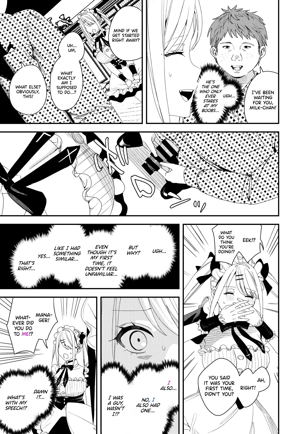 [Amuai Okashi Seisakusho (Betty)]Sekuhara Kyaku wa Maid ni shite Gohoushi Saseyo | Harasser Turned Maid Is Made to Service[English] Page 22