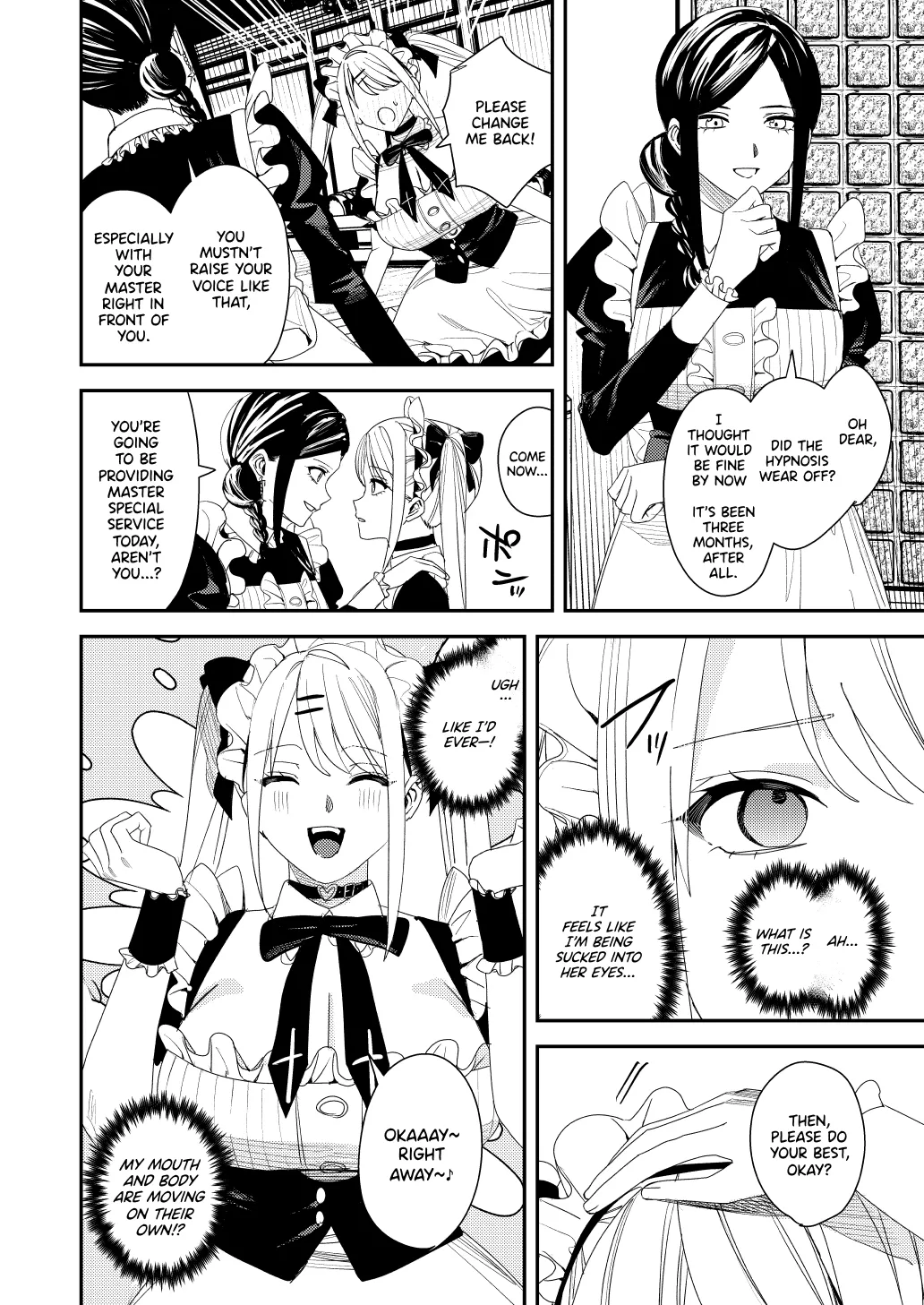 [Amuai Okashi Seisakusho (Betty)]Sekuhara Kyaku wa Maid ni shite Gohoushi Saseyo | Harasser Turned Maid Is Made to Service[English] Page 23