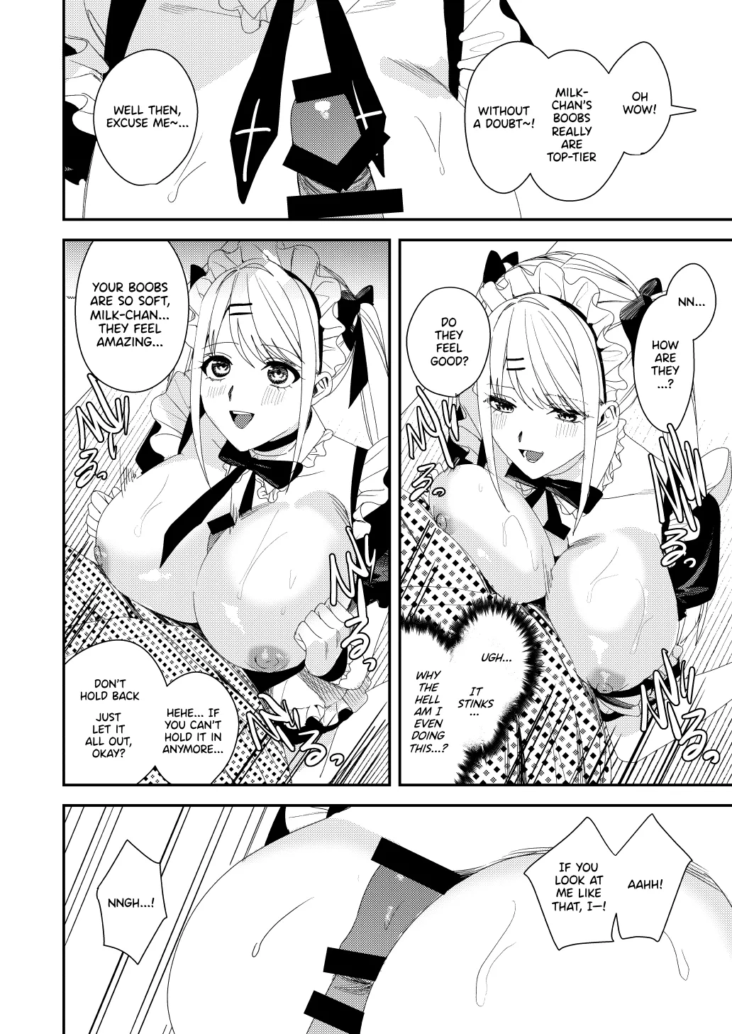 [Amuai Okashi Seisakusho (Betty)]Sekuhara Kyaku wa Maid ni shite Gohoushi Saseyo | Harasser Turned Maid Is Made to Service[English] Page 25
