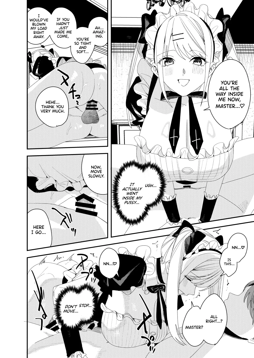 [Amuai Okashi Seisakusho (Betty)]Sekuhara Kyaku wa Maid ni shite Gohoushi Saseyo | Harasser Turned Maid Is Made to Service[English] Page 29
