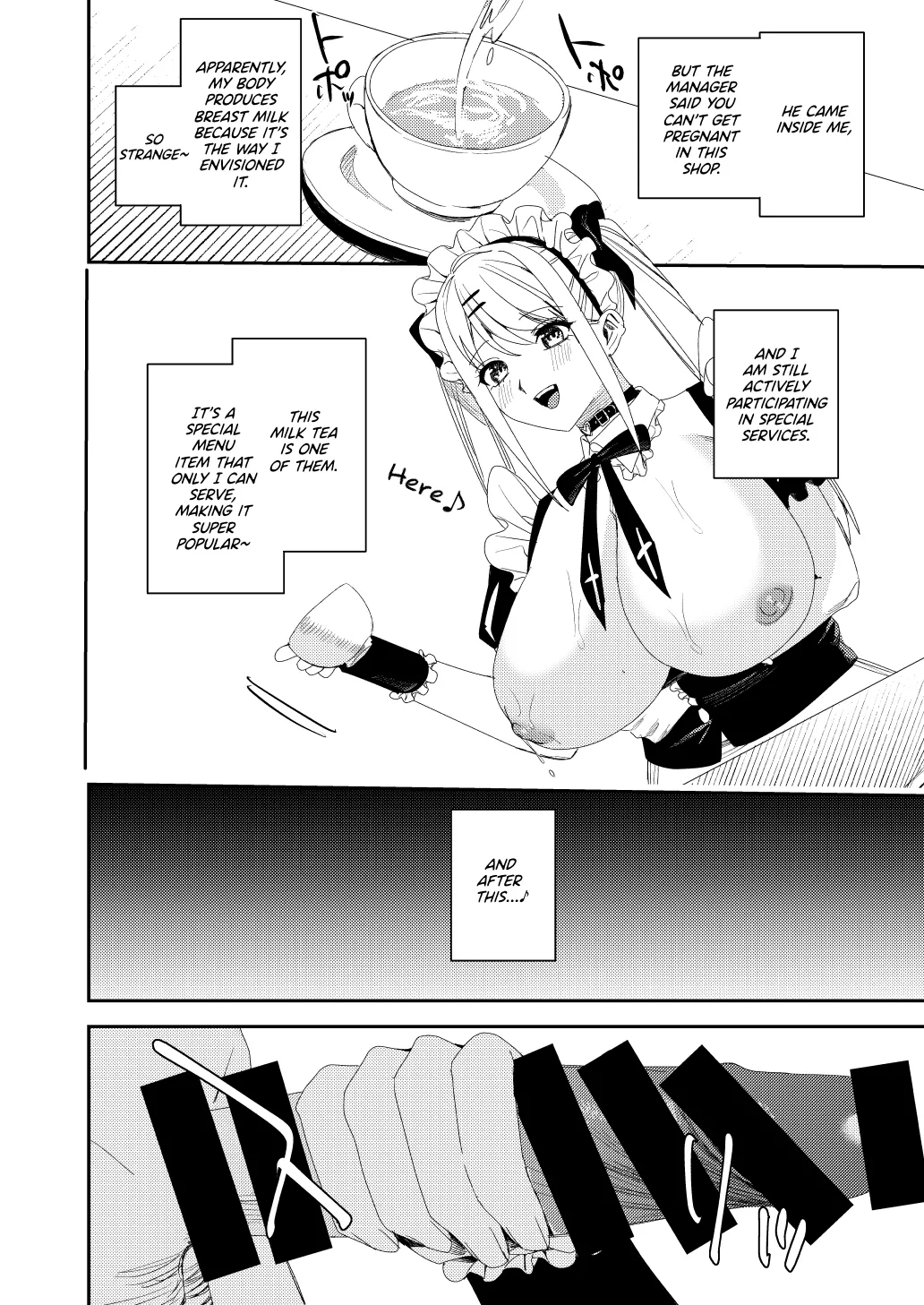 [Amuai Okashi Seisakusho (Betty)]Sekuhara Kyaku wa Maid ni shite Gohoushi Saseyo | Harasser Turned Maid Is Made to Service[English] Page 35