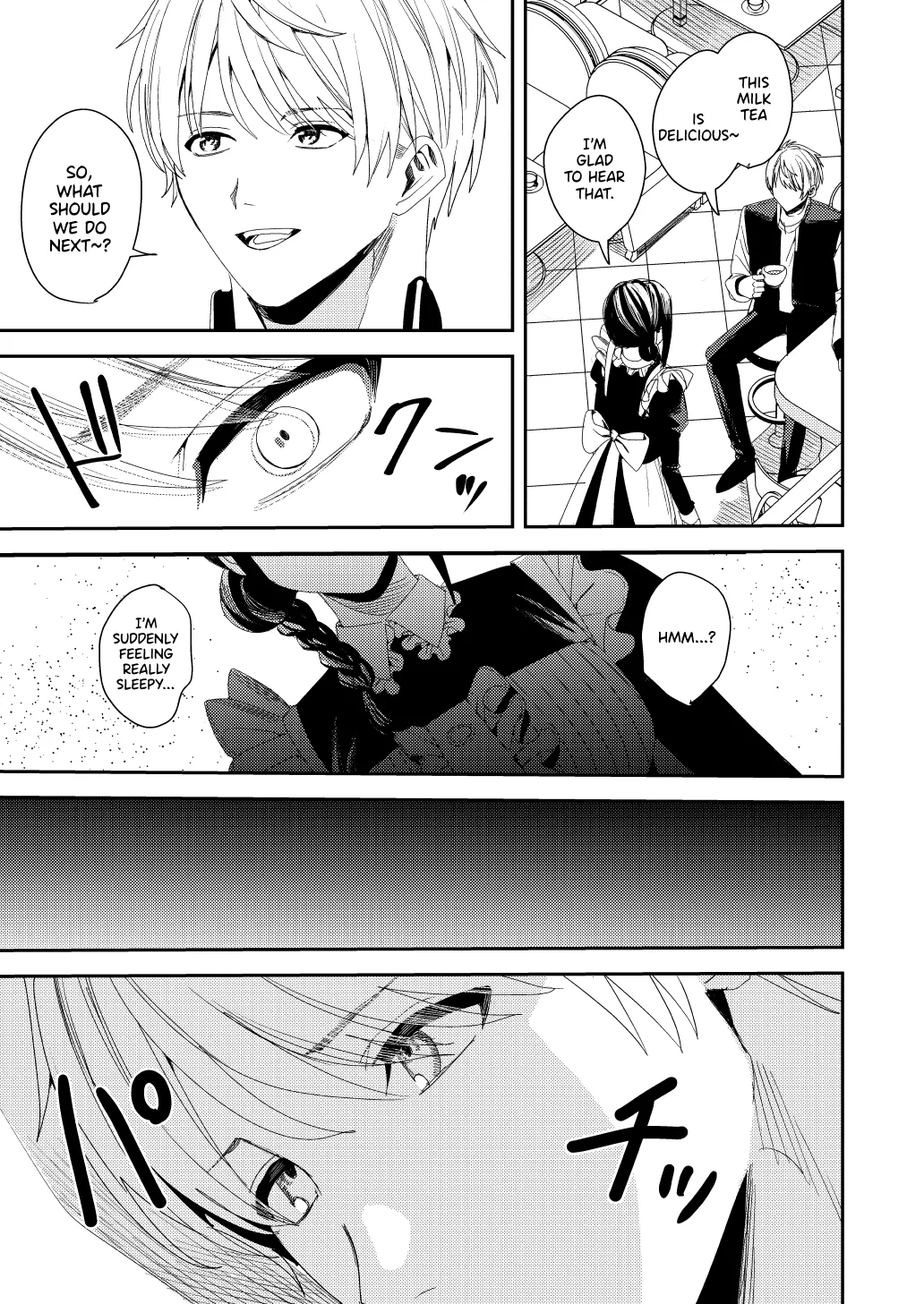 [Amuai Okashi Seisakusho (Betty)]Sekuhara Kyaku wa Maid ni shite Gohoushi Saseyo | Harasser Turned Maid Is Made to Service[English] Page 4
