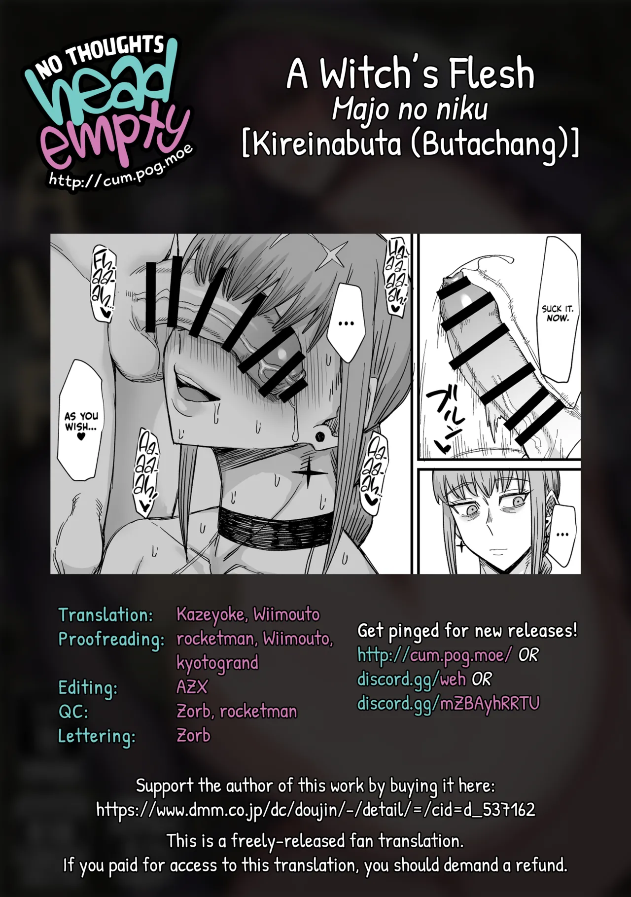[Kireinabuta (Butachang)]Majo no Niku | A Witch's Flesh[English] [head empty] [Digital] Page 51