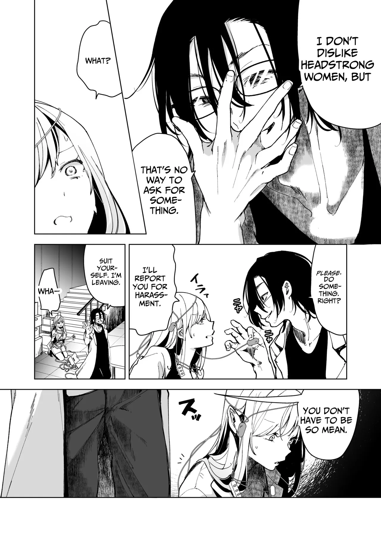 [Face Look Ponpon (Mogiri Ochigi)]Ai Gangu no Onna ~Tokumei Kaihatsu-bu no Otoko Futari ni Gangu ni Sarete Rinri ga Houkai~ | Turned into a Sex Toy?! Goodbye Morals!! Product Testing for the Secret R&D Department[English] [Kabedon] Page 10
