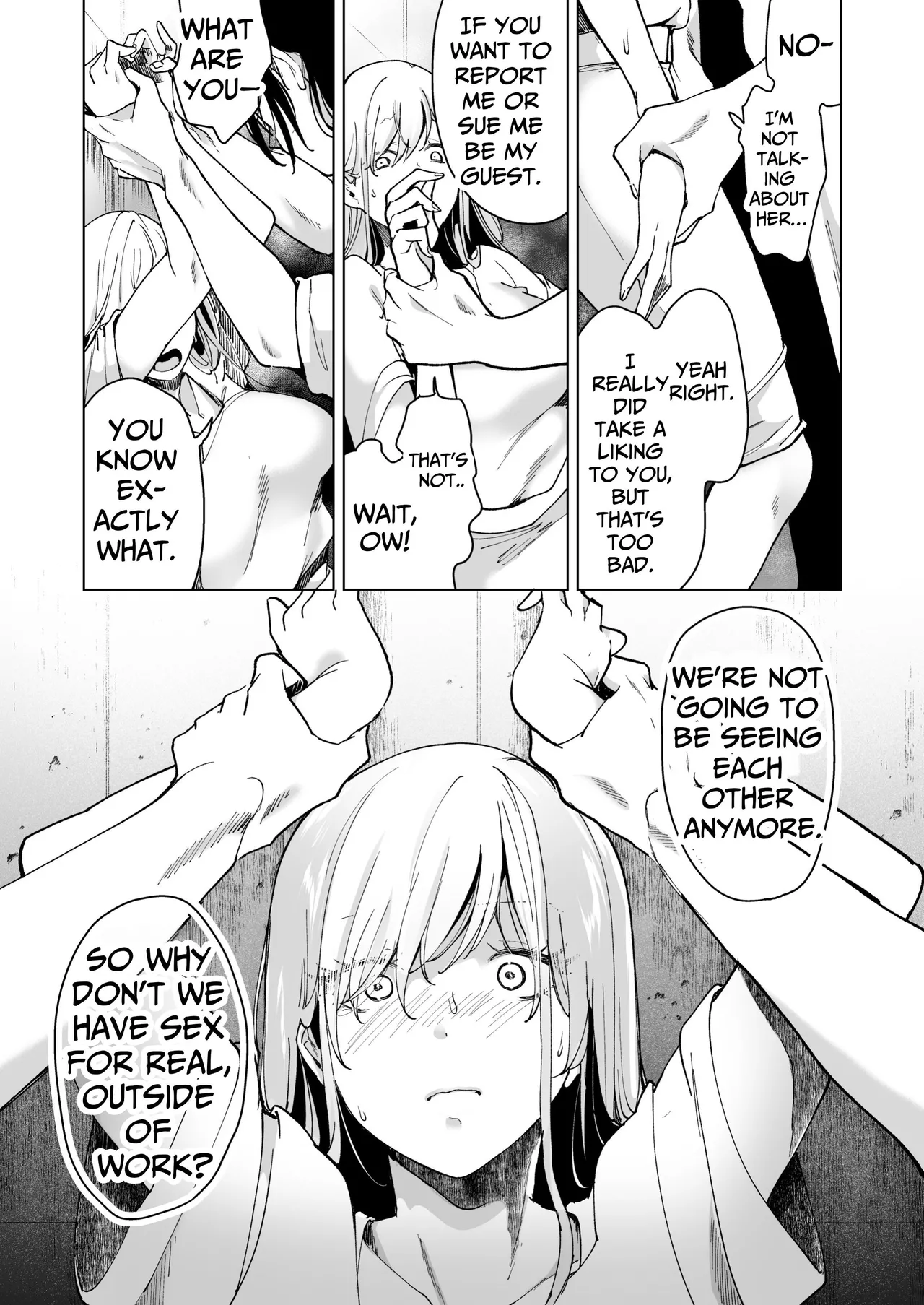 [Face Look Ponpon (Mogiri Ochigi)]Ai Gangu no Onna ~Tokumei Kaihatsu-bu no Otoko Futari ni Gangu ni Sarete Rinri ga Houkai~ | Turned into a Sex Toy?! Goodbye Morals!! Product Testing for the Secret R&D Department[English] [Kabedon] Page 106