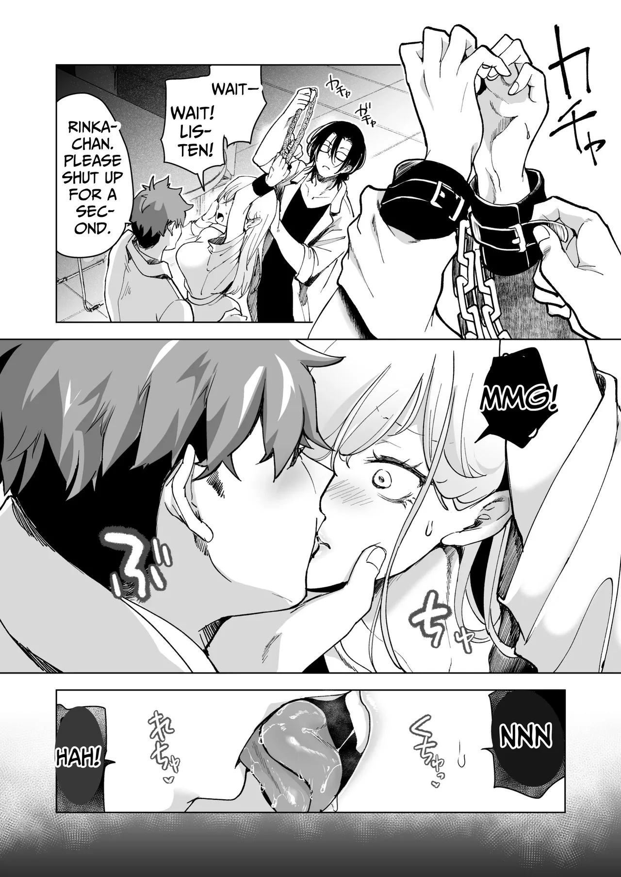 [Face Look Ponpon (Mogiri Ochigi)]Ai Gangu no Onna ~Tokumei Kaihatsu-bu no Otoko Futari ni Gangu ni Sarete Rinri ga Houkai~ | Turned into a Sex Toy?! Goodbye Morals!! Product Testing for the Secret R&D Department[English] [Kabedon] Page 107