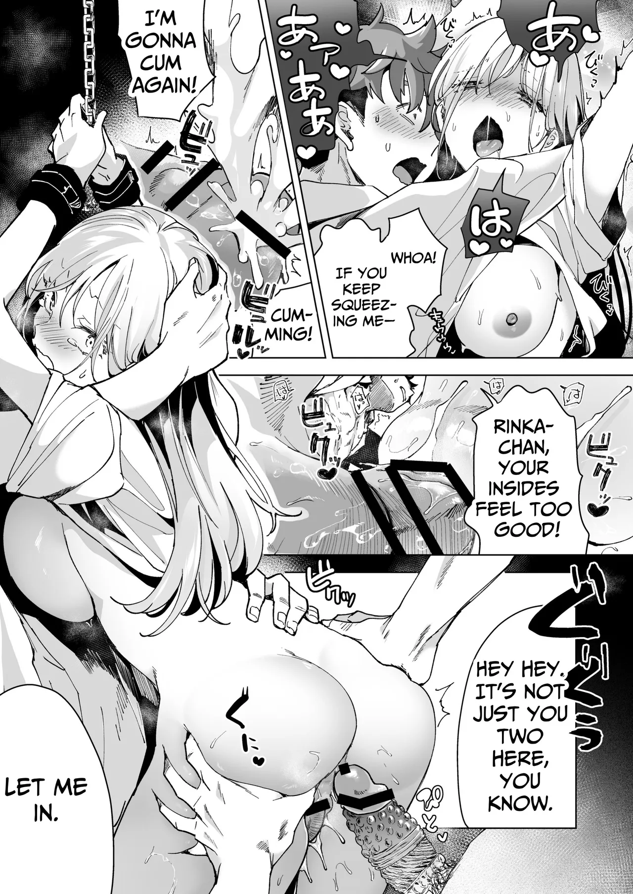 [Face Look Ponpon (Mogiri Ochigi)]Ai Gangu no Onna ~Tokumei Kaihatsu-bu no Otoko Futari ni Gangu ni Sarete Rinri ga Houkai~ | Turned into a Sex Toy?! Goodbye Morals!! Product Testing for the Secret R&D Department[English] [Kabedon] Page 117