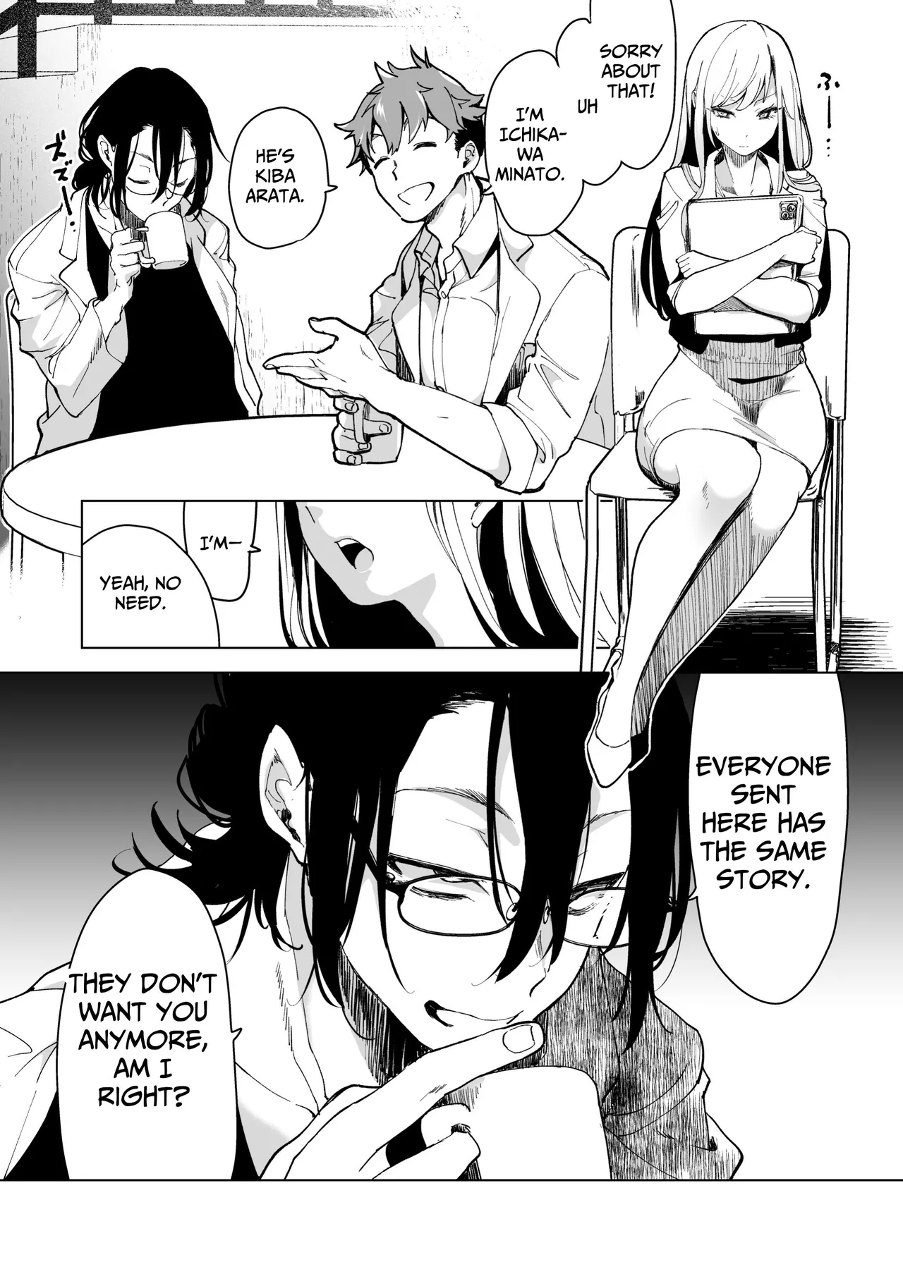 [Face Look Ponpon (Mogiri Ochigi)]Ai Gangu no Onna ~Tokumei Kaihatsu-bu no Otoko Futari ni Gangu ni Sarete Rinri ga Houkai~ | Turned into a Sex Toy?! Goodbye Morals!! Product Testing for the Secret R&D Department[English] [Kabedon] Page 13