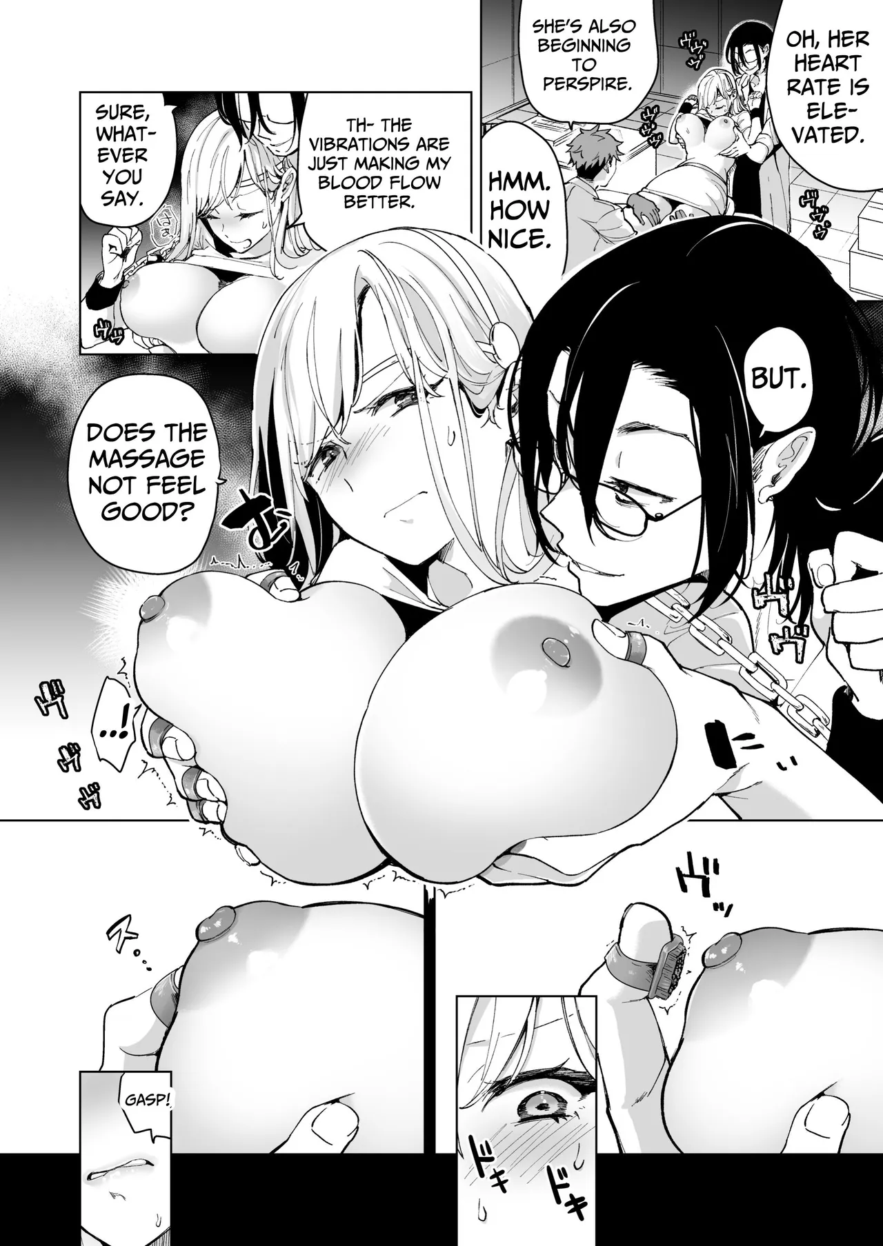 [Face Look Ponpon (Mogiri Ochigi)]Ai Gangu no Onna ~Tokumei Kaihatsu-bu no Otoko Futari ni Gangu ni Sarete Rinri ga Houkai~ | Turned into a Sex Toy?! Goodbye Morals!! Product Testing for the Secret R&D Department[English] [Kabedon] Page 32
