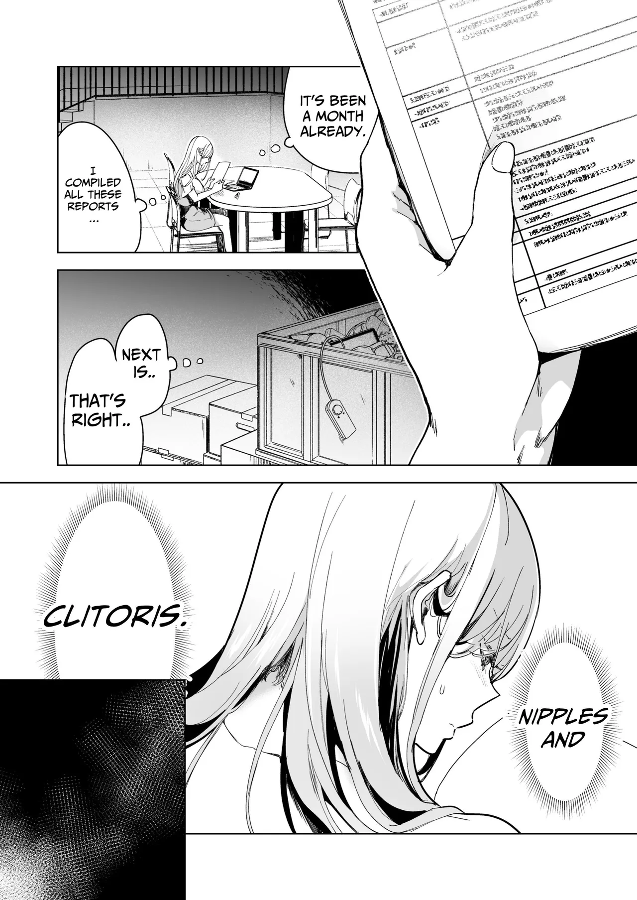 [Face Look Ponpon (Mogiri Ochigi)]Ai Gangu no Onna ~Tokumei Kaihatsu-bu no Otoko Futari ni Gangu ni Sarete Rinri ga Houkai~ | Turned into a Sex Toy?! Goodbye Morals!! Product Testing for the Secret R&D Department[English] [Kabedon] Page 48