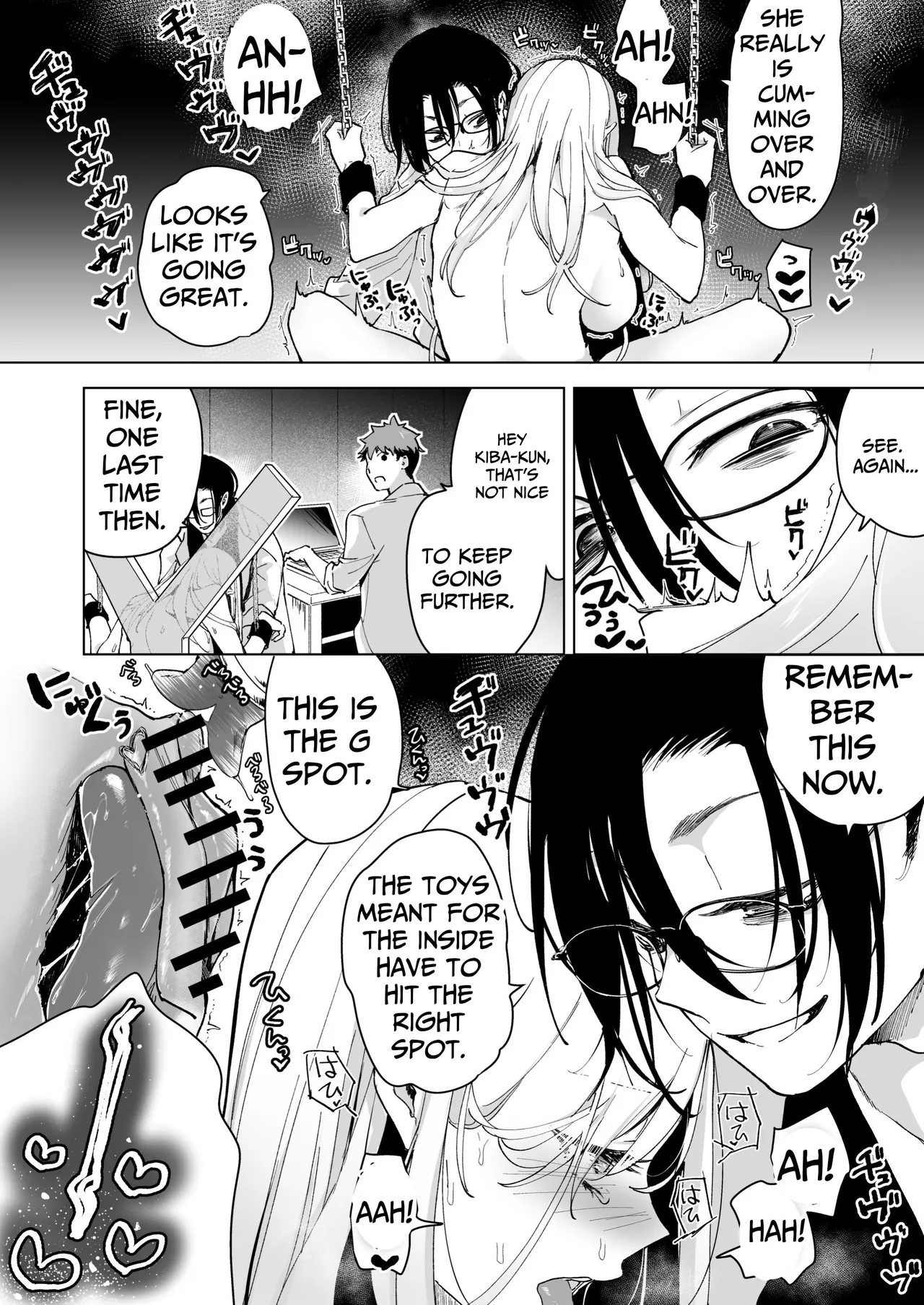 [Face Look Ponpon (Mogiri Ochigi)]Ai Gangu no Onna ~Tokumei Kaihatsu-bu no Otoko Futari ni Gangu ni Sarete Rinri ga Houkai~ | Turned into a Sex Toy?! Goodbye Morals!! Product Testing for the Secret R&D Department[English] [Kabedon] Page 58