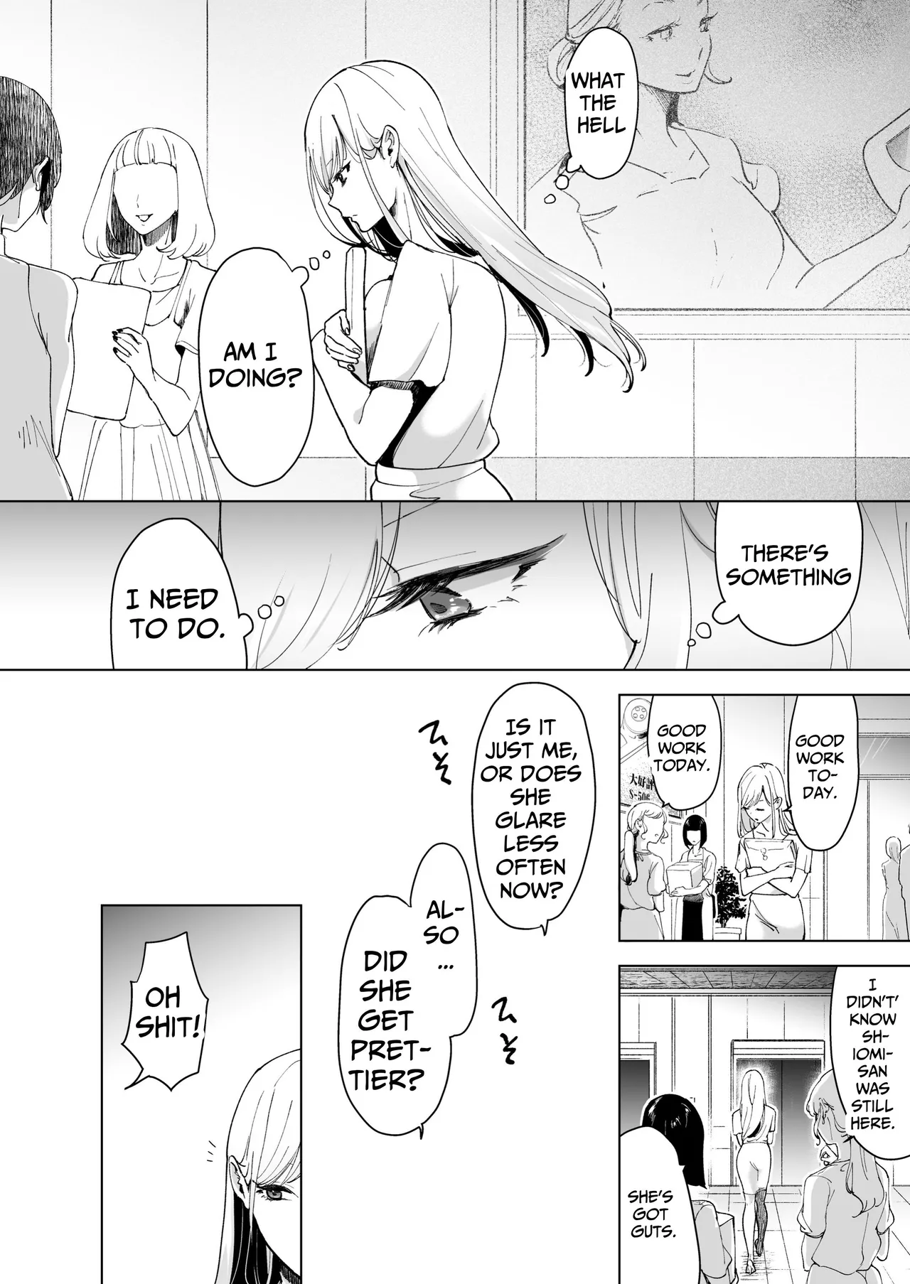 [Face Look Ponpon (Mogiri Ochigi)]Ai Gangu no Onna ~Tokumei Kaihatsu-bu no Otoko Futari ni Gangu ni Sarete Rinri ga Houkai~ | Turned into a Sex Toy?! Goodbye Morals!! Product Testing for the Secret R&D Department[English] [Kabedon] Page 65
