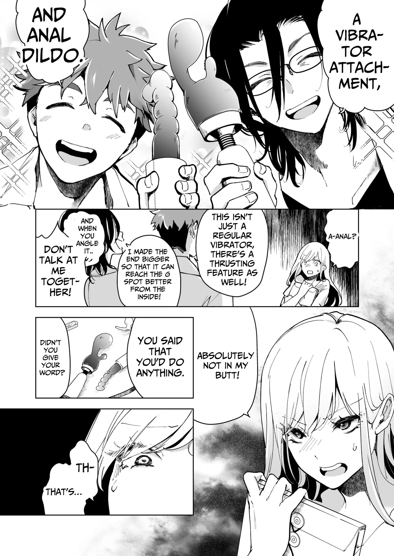 [Face Look Ponpon (Mogiri Ochigi)]Ai Gangu no Onna ~Tokumei Kaihatsu-bu no Otoko Futari ni Gangu ni Sarete Rinri ga Houkai~ | Turned into a Sex Toy?! Goodbye Morals!! Product Testing for the Secret R&D Department[English] [Kabedon] Page 68