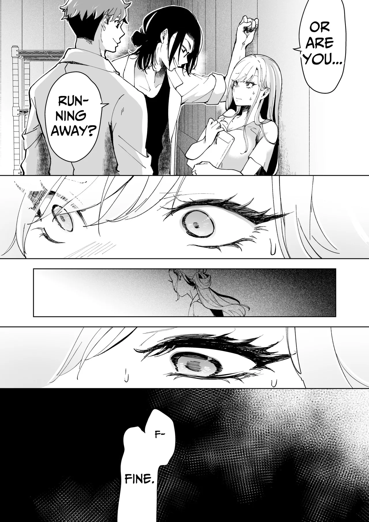 [Face Look Ponpon (Mogiri Ochigi)]Ai Gangu no Onna ~Tokumei Kaihatsu-bu no Otoko Futari ni Gangu ni Sarete Rinri ga Houkai~ | Turned into a Sex Toy?! Goodbye Morals!! Product Testing for the Secret R&D Department[English] [Kabedon] Page 69
