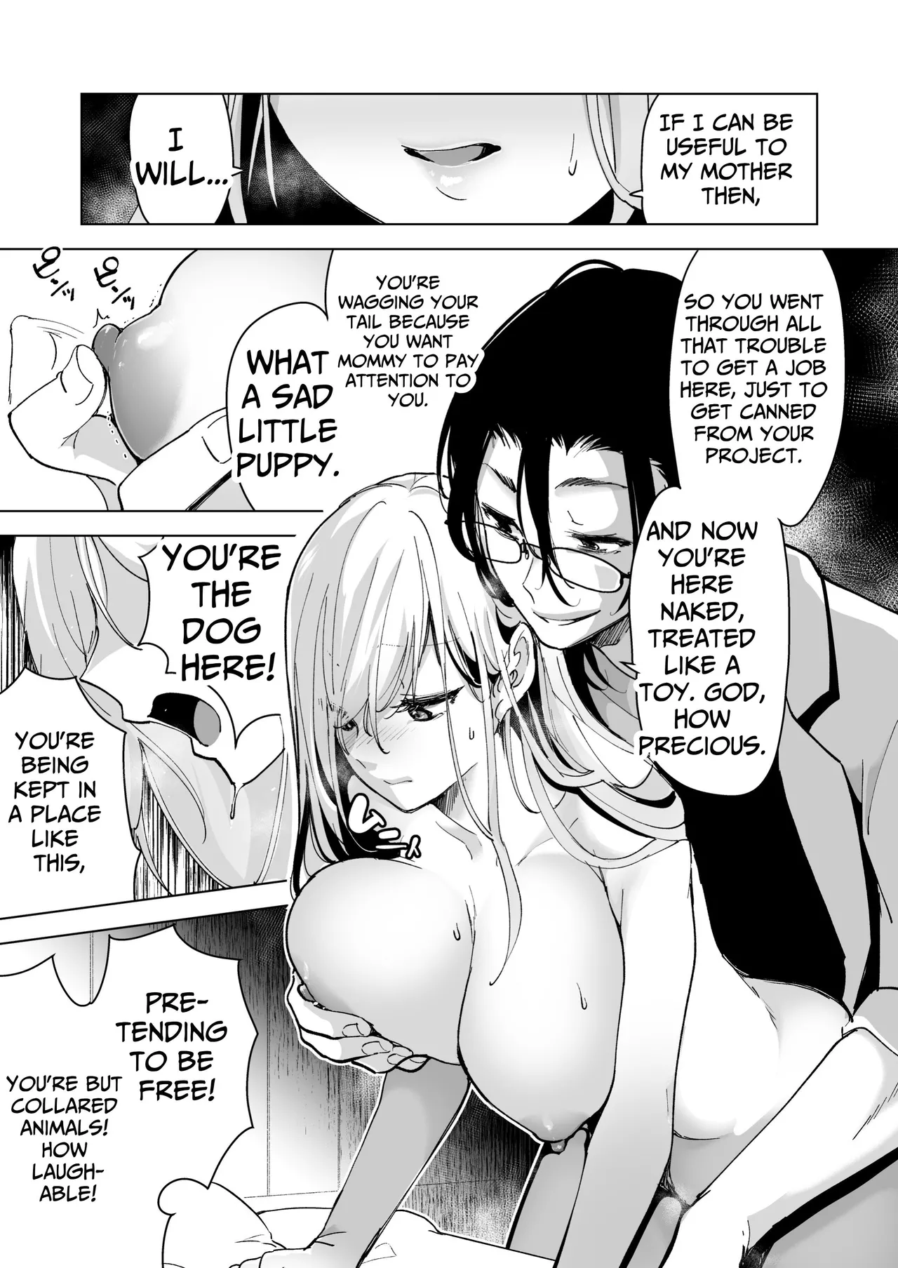 [Face Look Ponpon (Mogiri Ochigi)]Ai Gangu no Onna ~Tokumei Kaihatsu-bu no Otoko Futari ni Gangu ni Sarete Rinri ga Houkai~ | Turned into a Sex Toy?! Goodbye Morals!! Product Testing for the Secret R&D Department[English] [Kabedon] Page 83