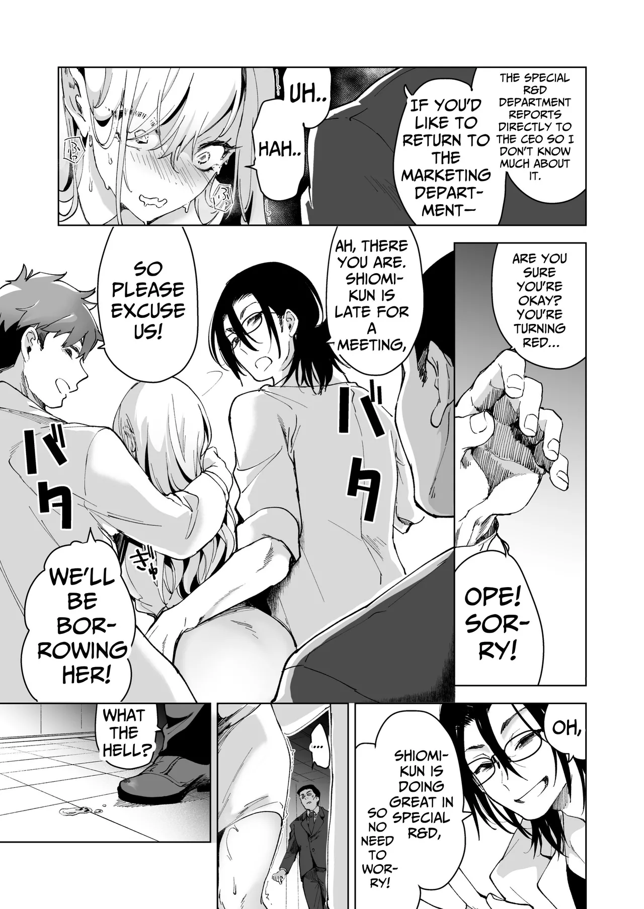 [Face Look Ponpon (Mogiri Ochigi)]Ai Gangu no Onna ~Tokumei Kaihatsu-bu no Otoko Futari ni Gangu ni Sarete Rinri ga Houkai~ | Turned into a Sex Toy?! Goodbye Morals!! Product Testing for the Secret R&D Department[English] [Kabedon] Page 94